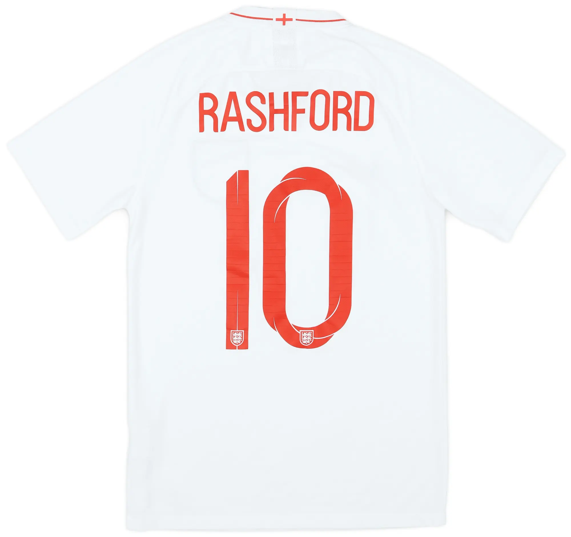 Nike 2018-19 England Home Shirt Rashford #19 - 9/10 - (S)