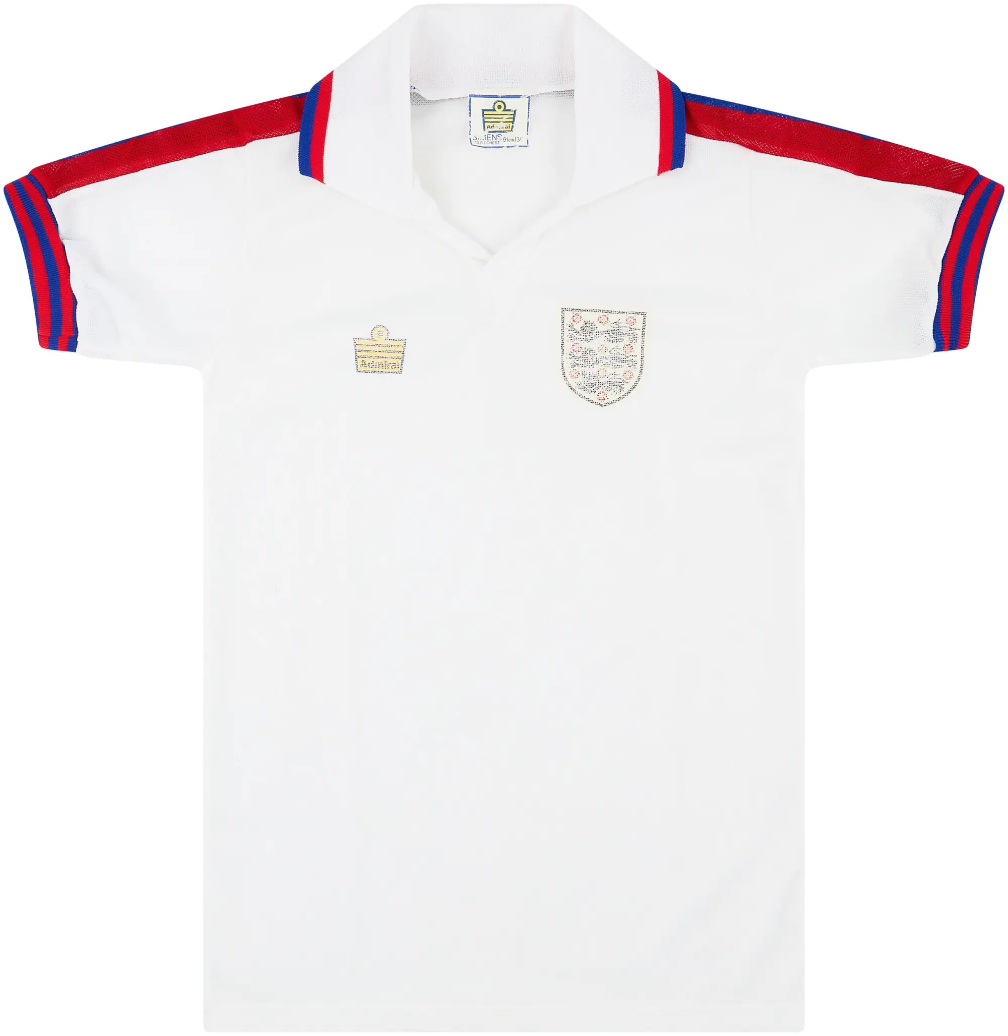 Admiral 1974-80 England Home Shirt - 7/10 - (S)