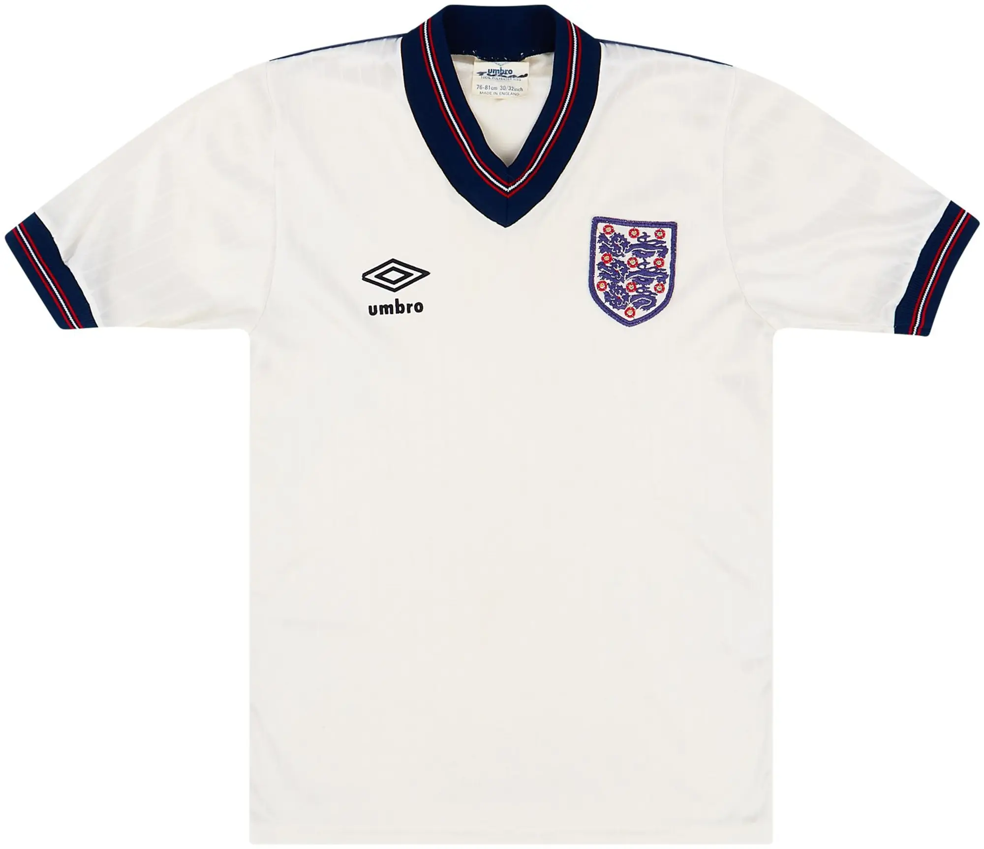 Umbro 1986 England Home Shirt - 8/10 - (L.Boys)