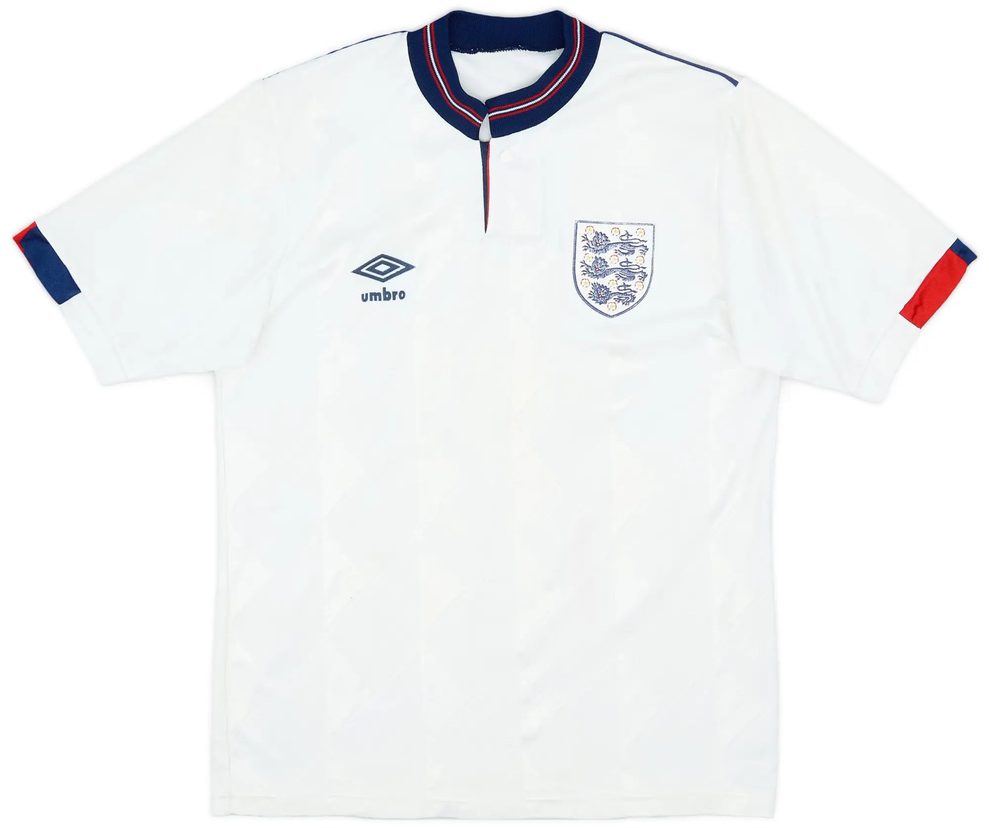 Umbro 1987-90 England Home Shirt - 7/10 - (S)
