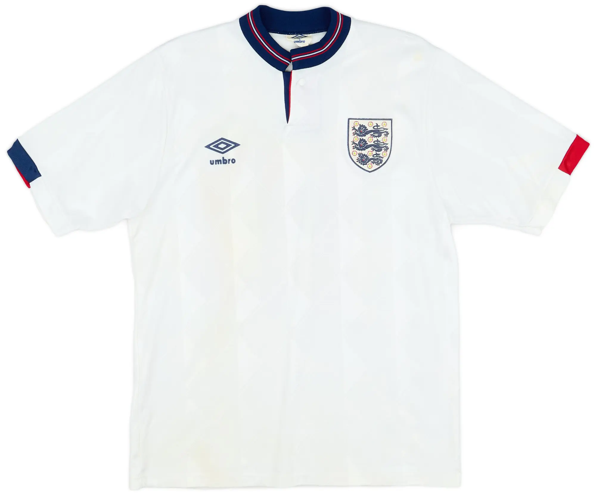 Umbro 1987-90 England Home Shirt #10 - 5/10 - (M)