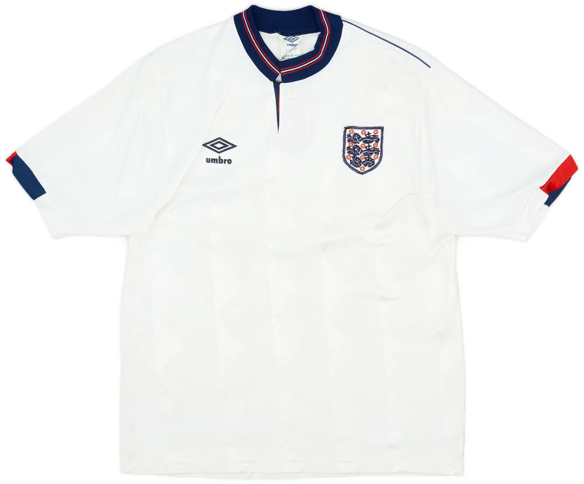 Umbro 1987-90 England Home Shirt - 7/10 - (M)