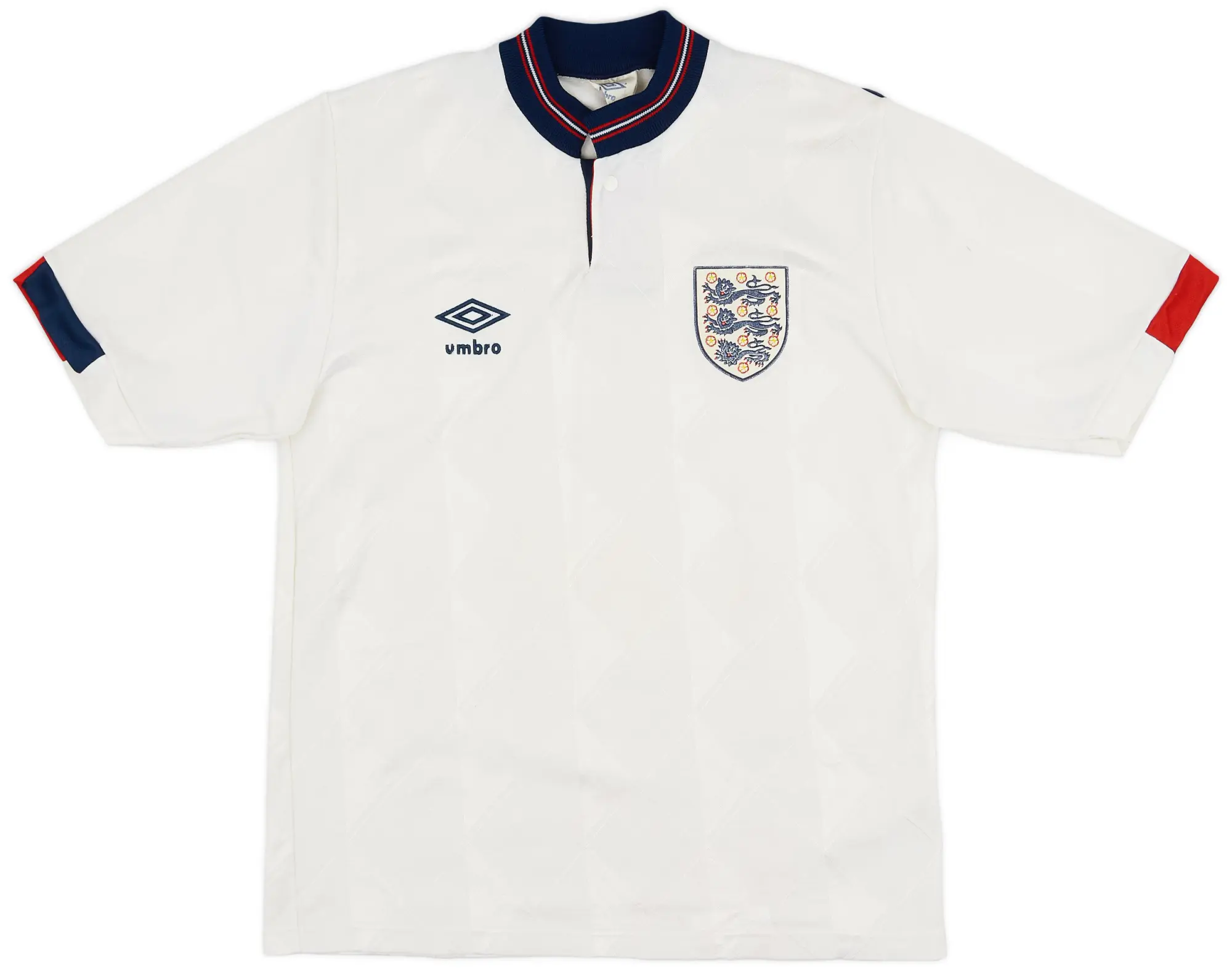 Umbro 1987-90 England Home Shirt - 6/10 - (S)