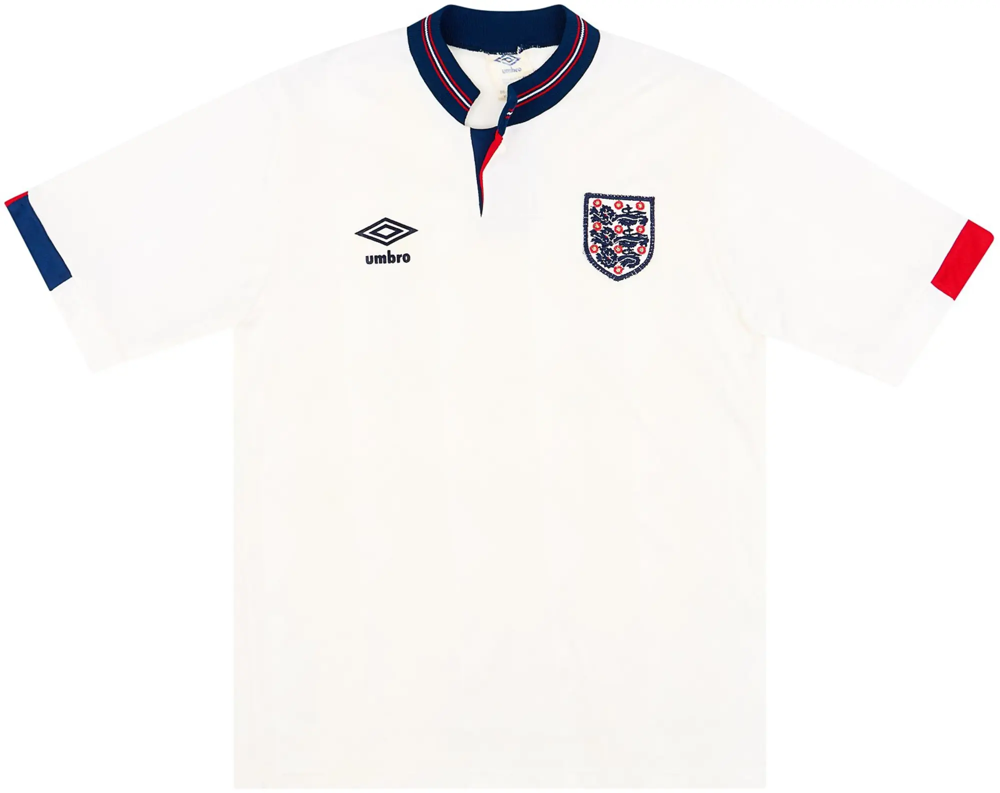 Umbro 1987-90 England Home Shirt - 8/10 - (M)