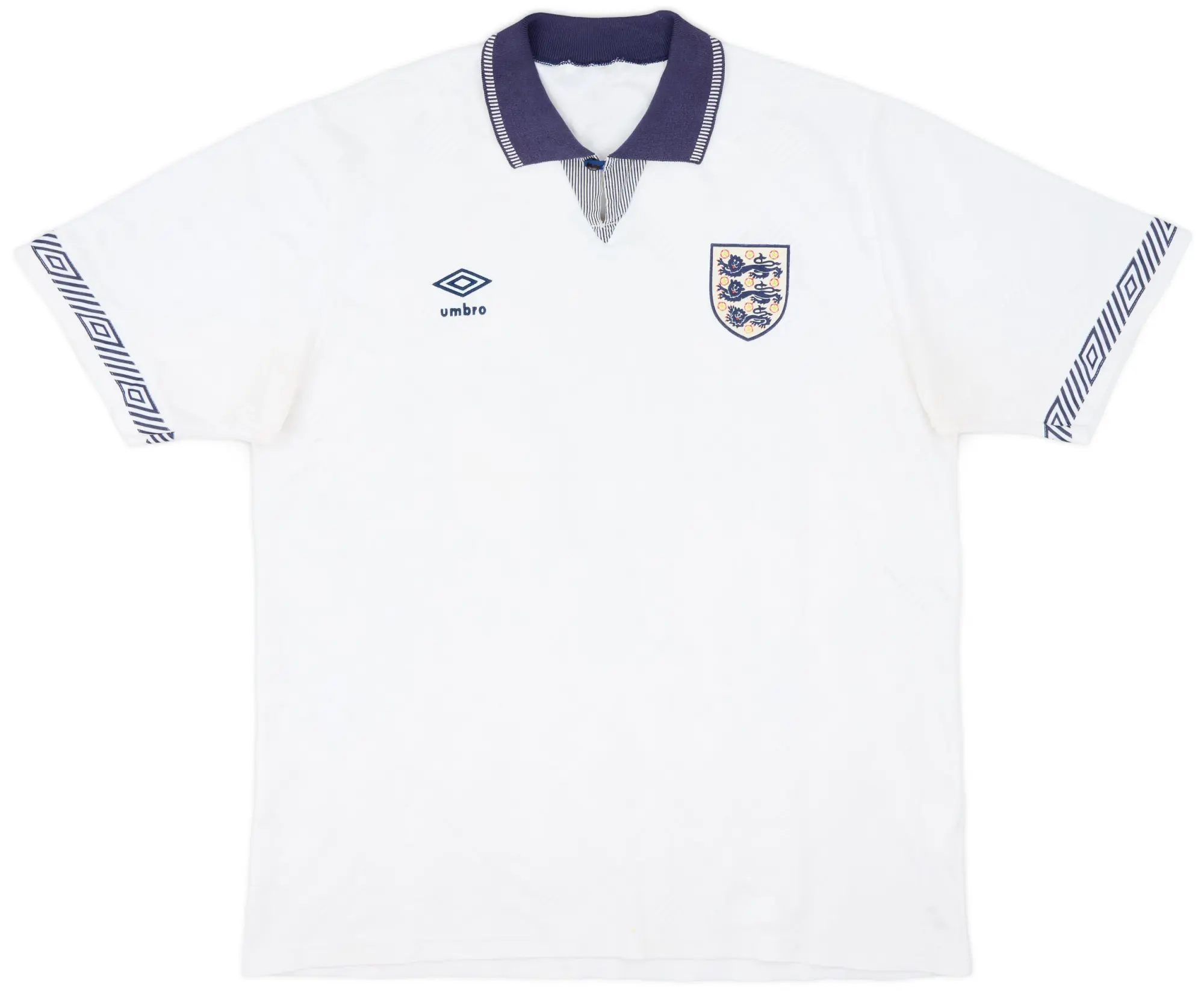 Umbro 1990-92 England Home Shirt - 8/10 - (L)