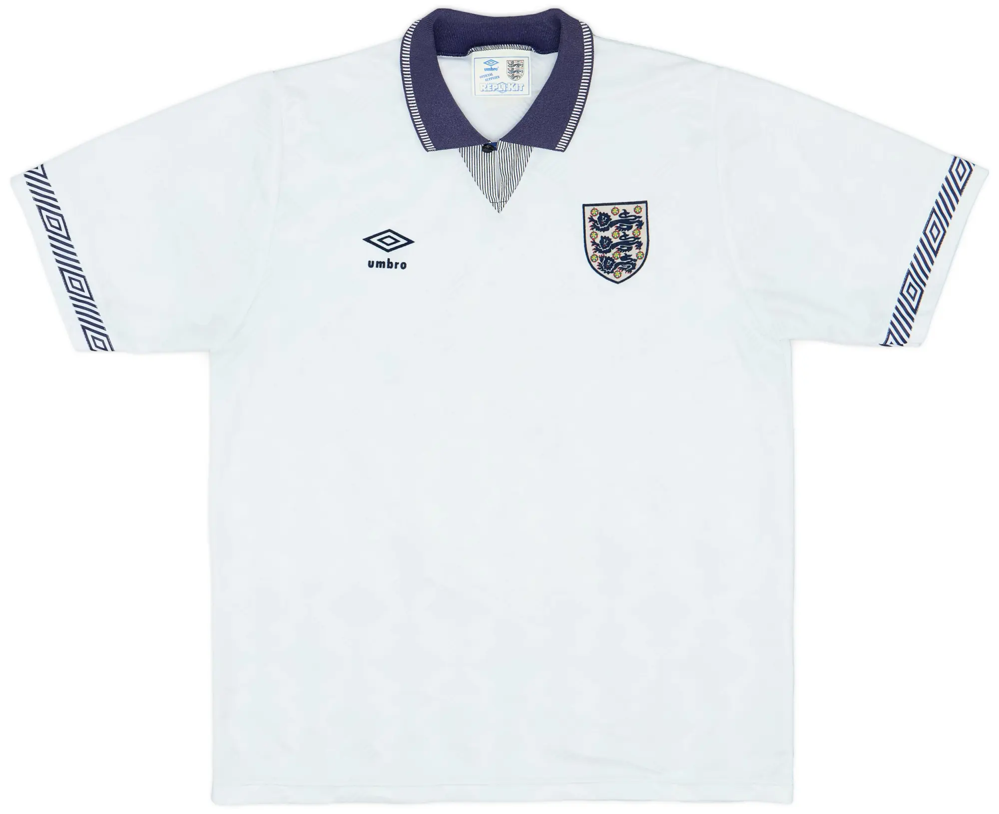 Umbro 1990-92 England Home Shirt - 9/10 - (L)