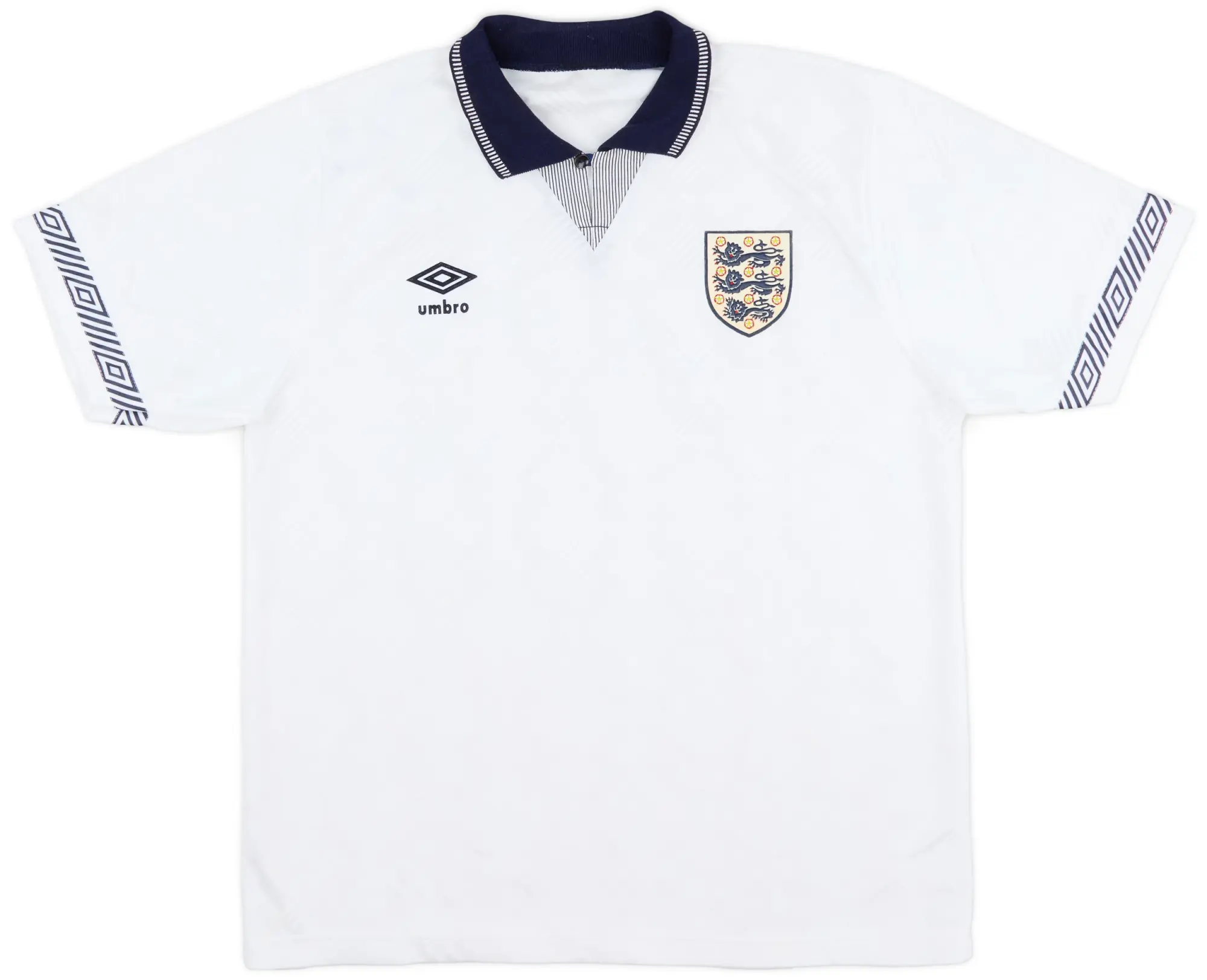Umbro 1990-92 England Home Shirt - 8/10 - (L)