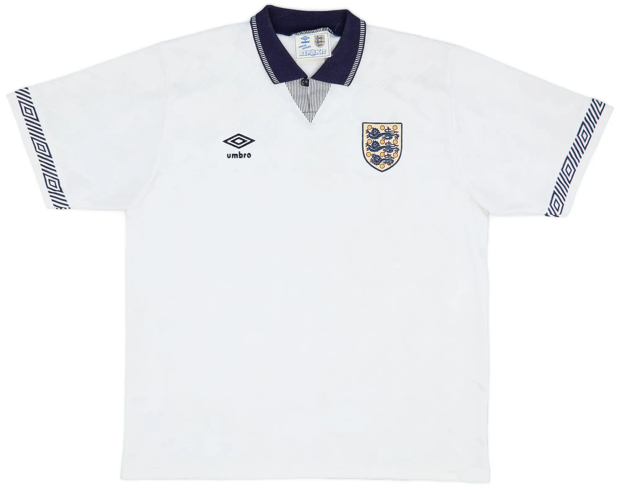 Umbro 1990-92 England Home Shirt - 9/10 - (L)