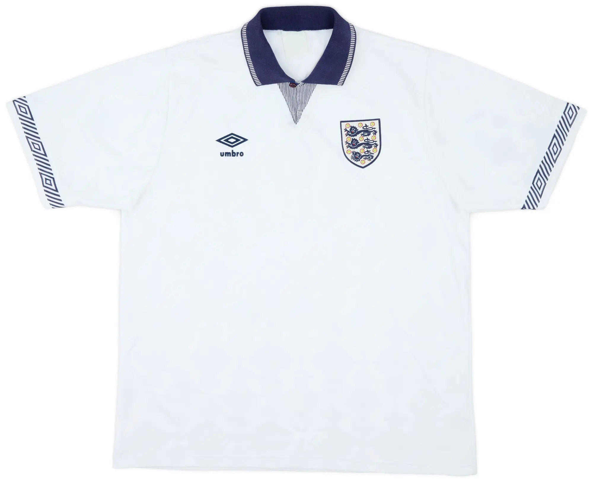 Umbro 1990-92 England Home Shirt - 8/10 - (XL)