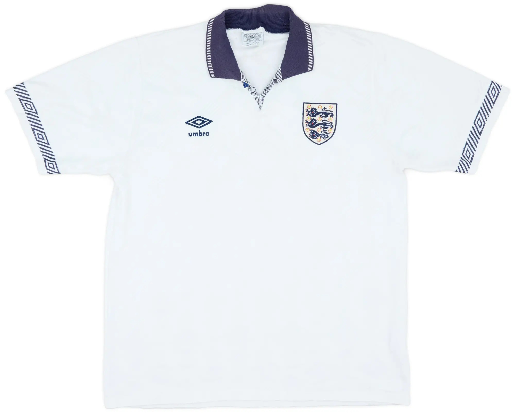 Umbro 1990-92 England Home Shirt - 8/10 - (L)