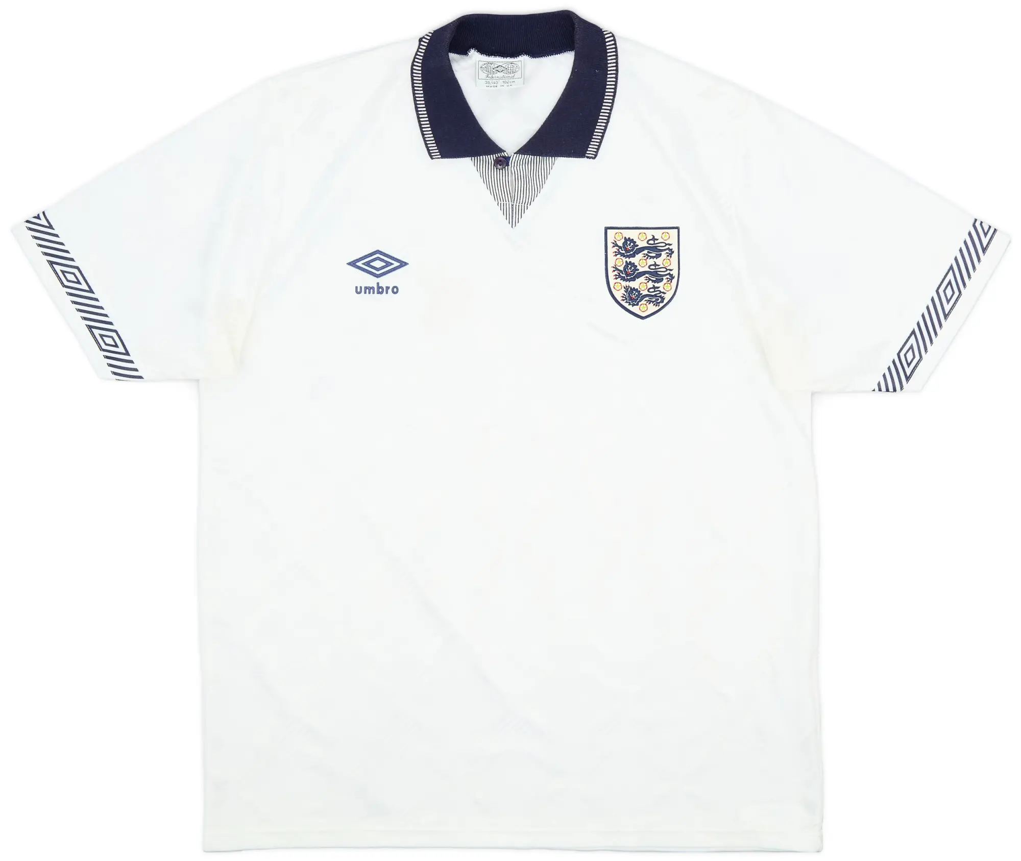 Umbro 1990-92 England Home Shirt - 9/10 - (M)