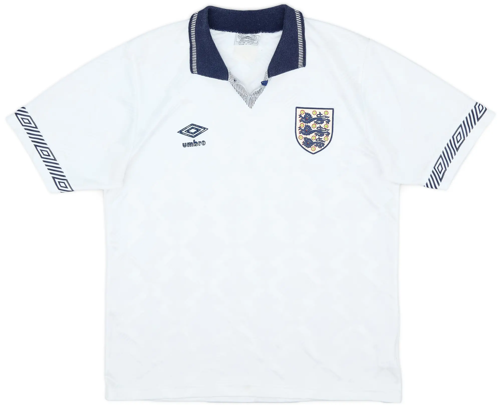 Umbro 1990-92 England Home Shirt - 8/10 - (S)