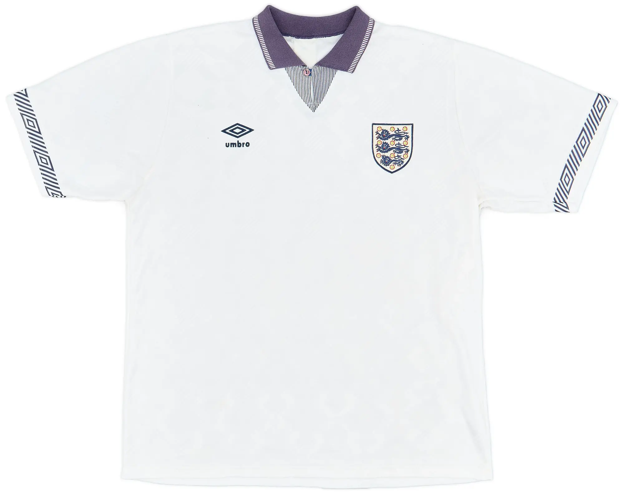 Umbro 1990-92 England Home Shirt - 8/10 - (L)