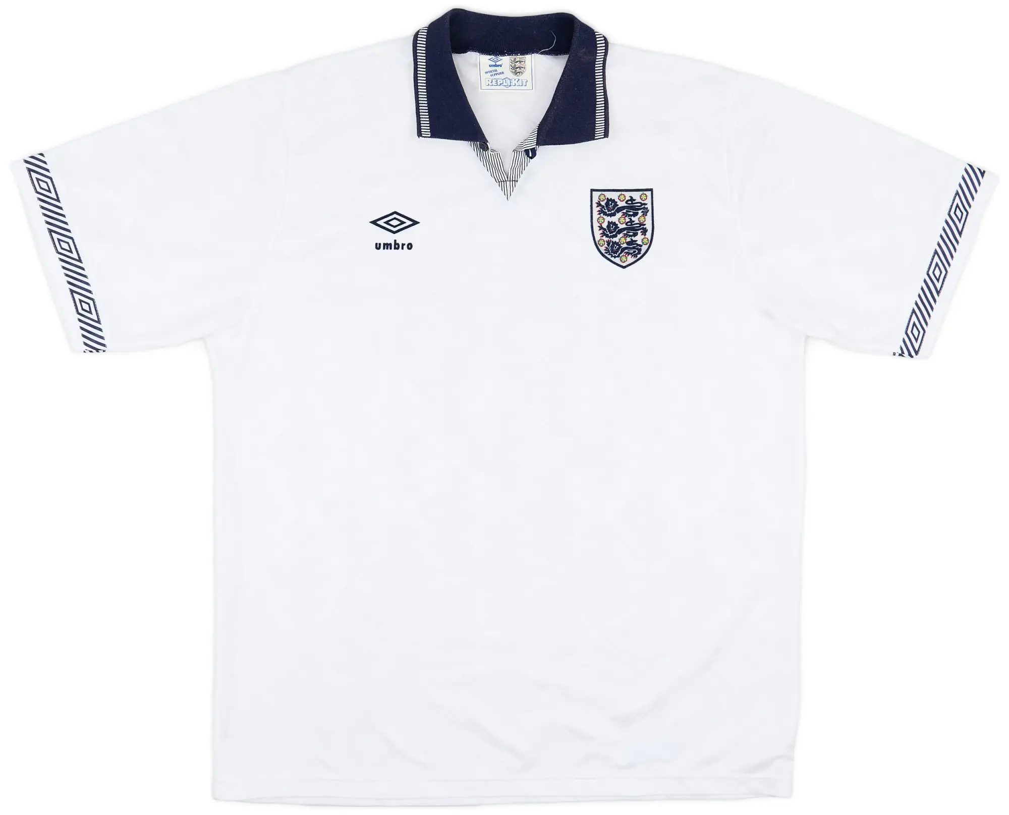 Umbro 1990-92 England Home Shirt - 9/10 - (XL)