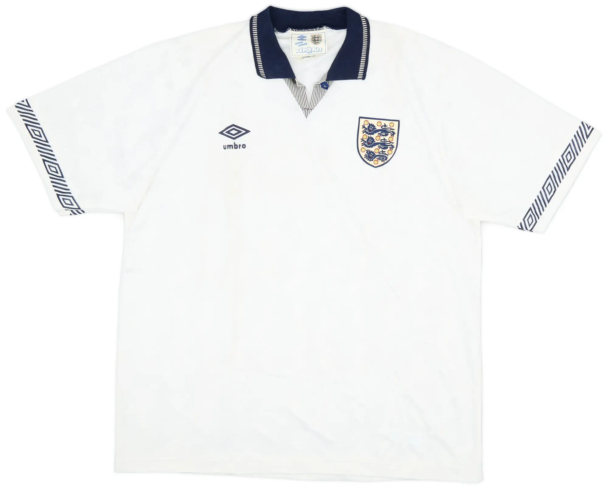 Umbro 1990-92 England Home Shirt - 9/10 - (L)