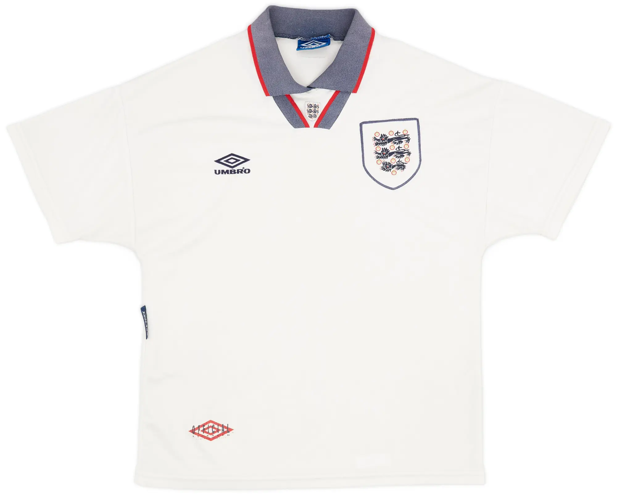 Umbro 1993-95 England Home Shirt - 6/10 - (M)