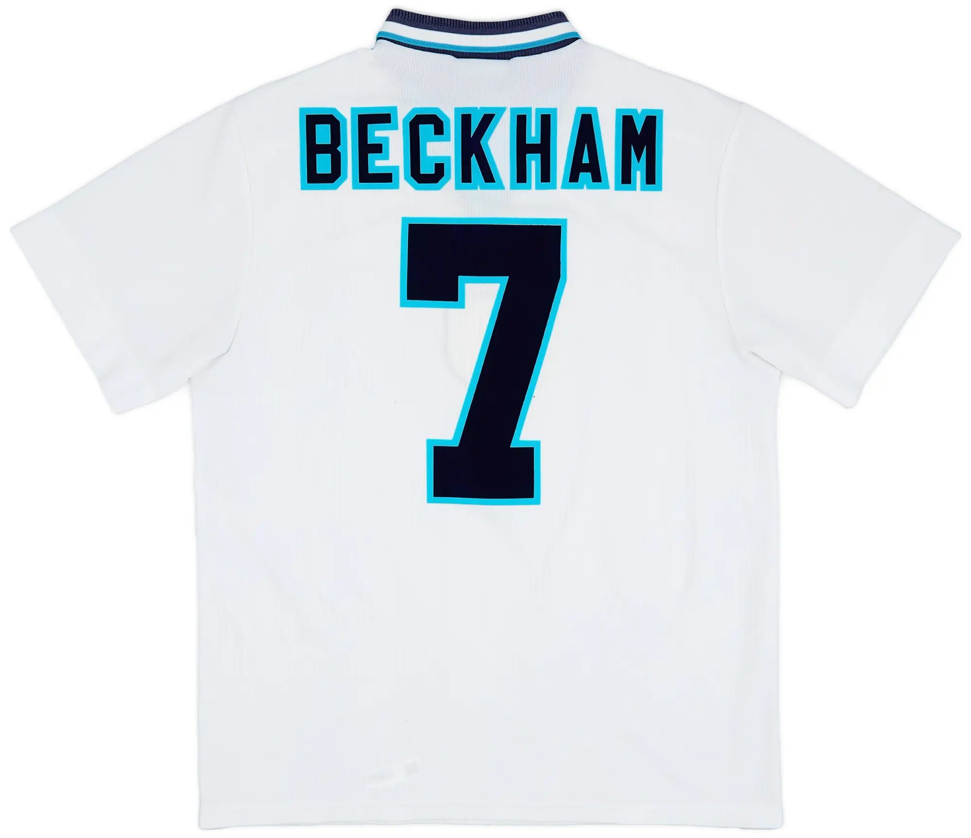 Umbro 1995-97 England Home Shirt Beckham #7 - 8/10 - (L)