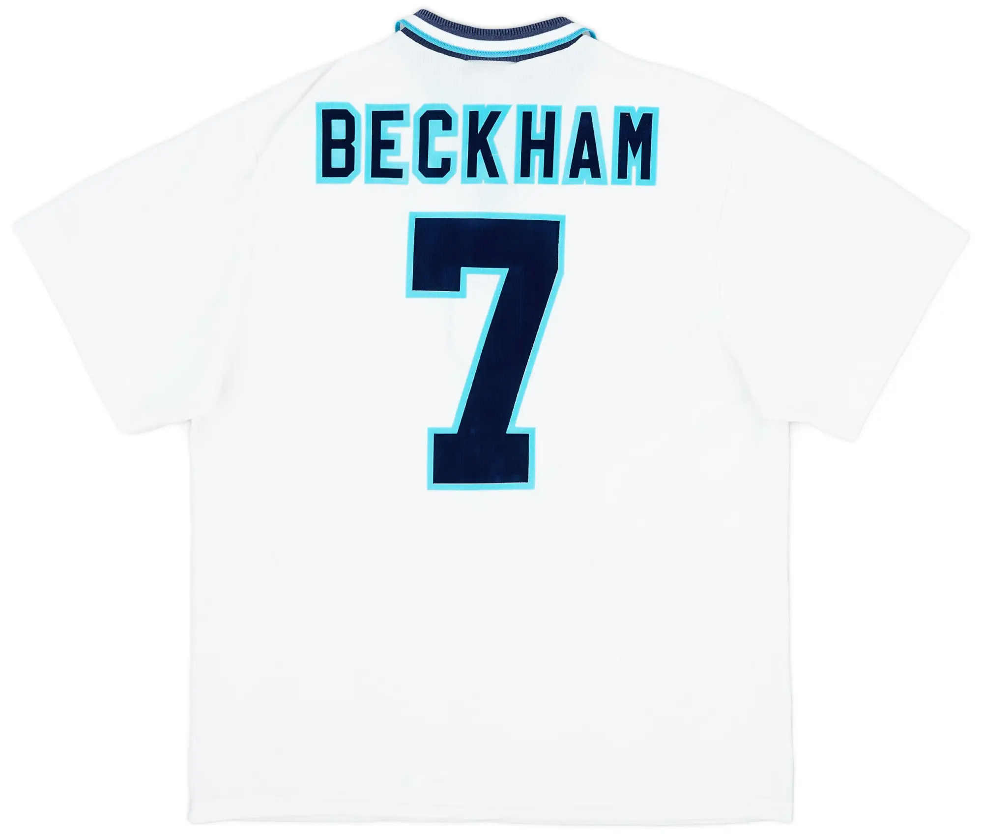 Umbro 1995-97 England Home Shirt Beckham #7 - 8/10 - (XL)