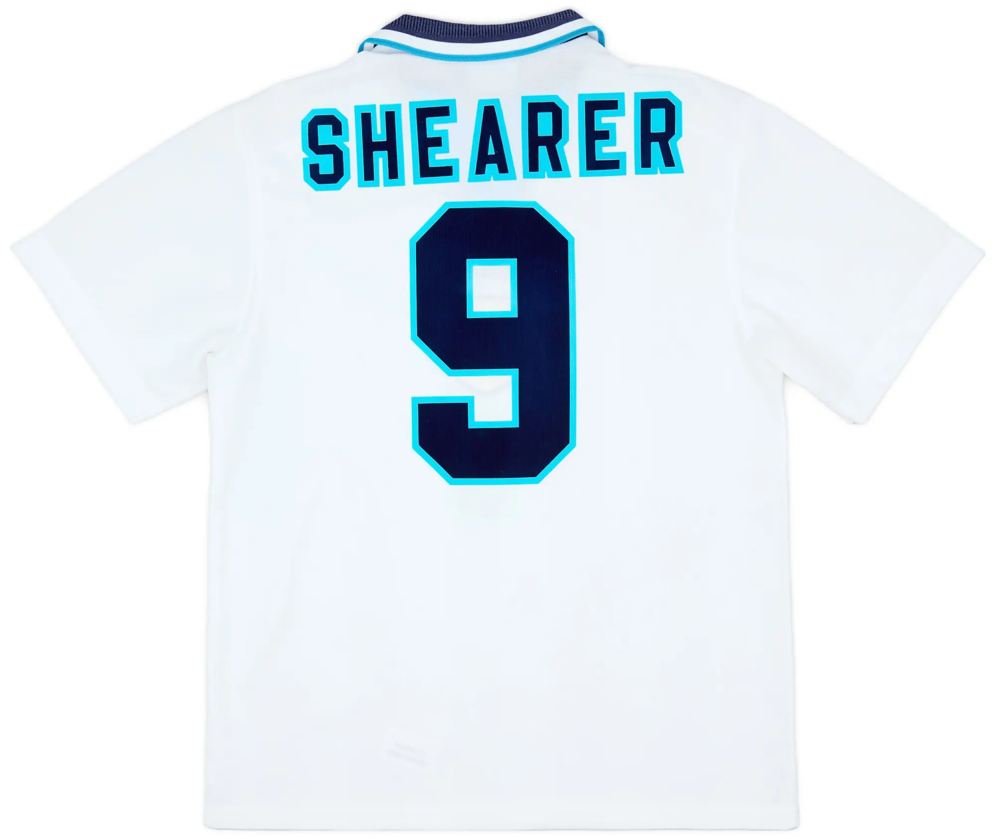 Umbro 1995-97 England Home Shirt Shearer #9 - 9/10 - (L)
