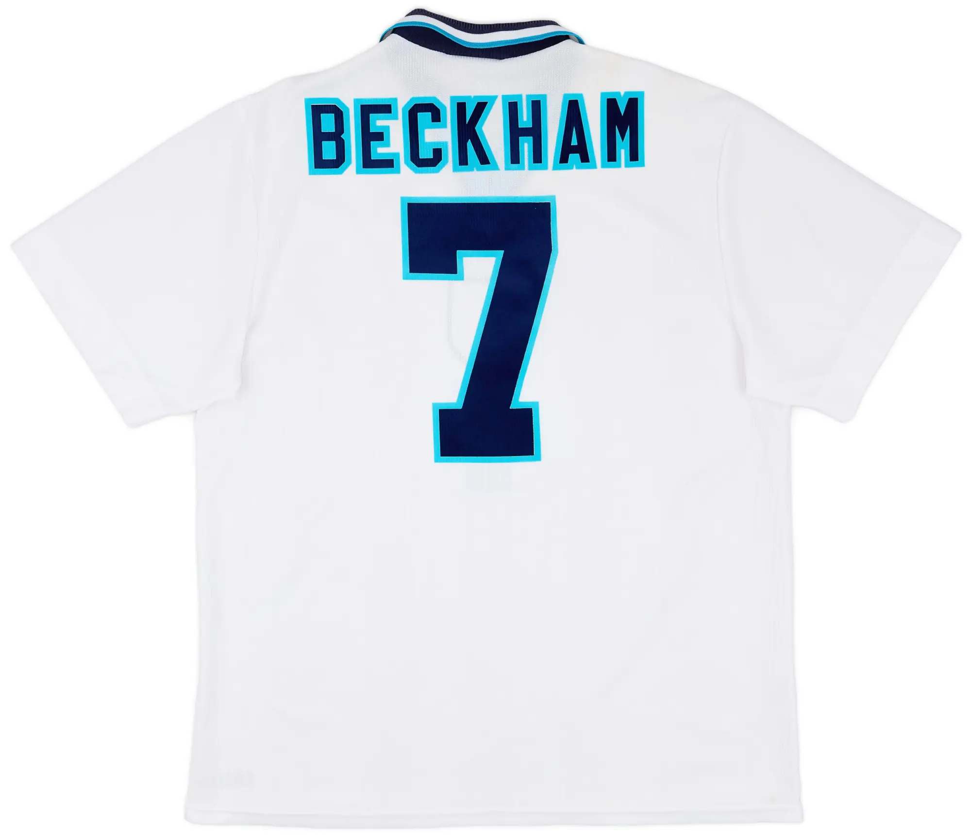 Umbro 1995-97 England Home Shirt Beckham #7 - 8/10 - (XL)