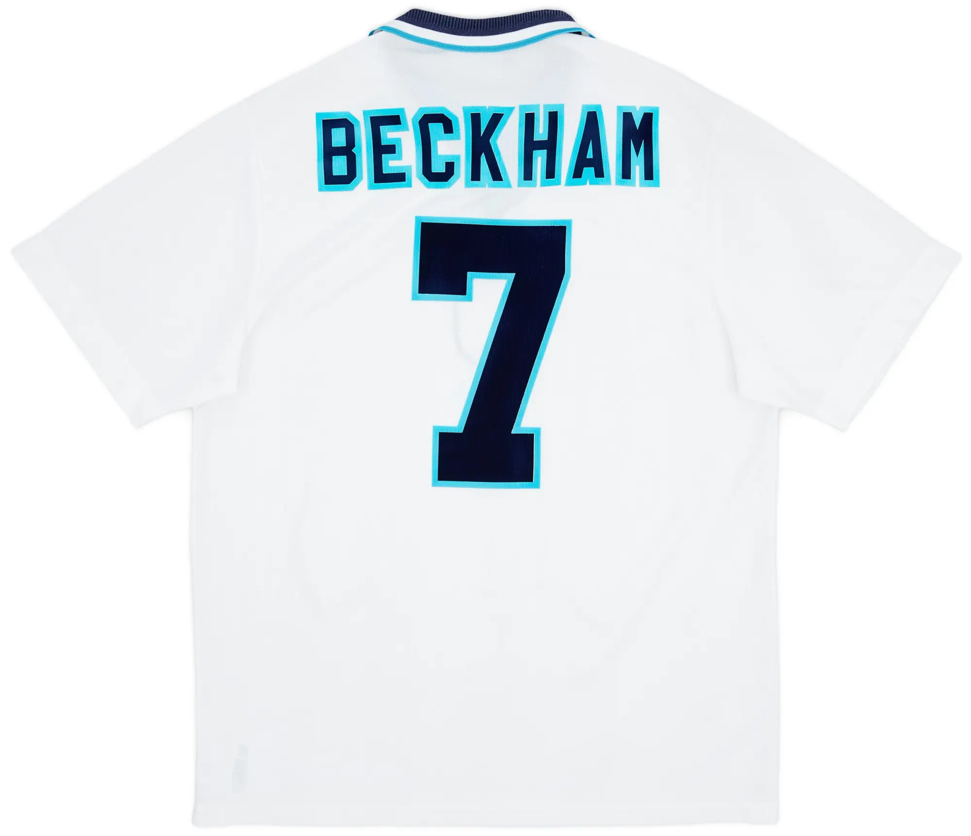 Umbro 1995-97 England Home Shirt Beckham #7 - 8/10 - (XL)