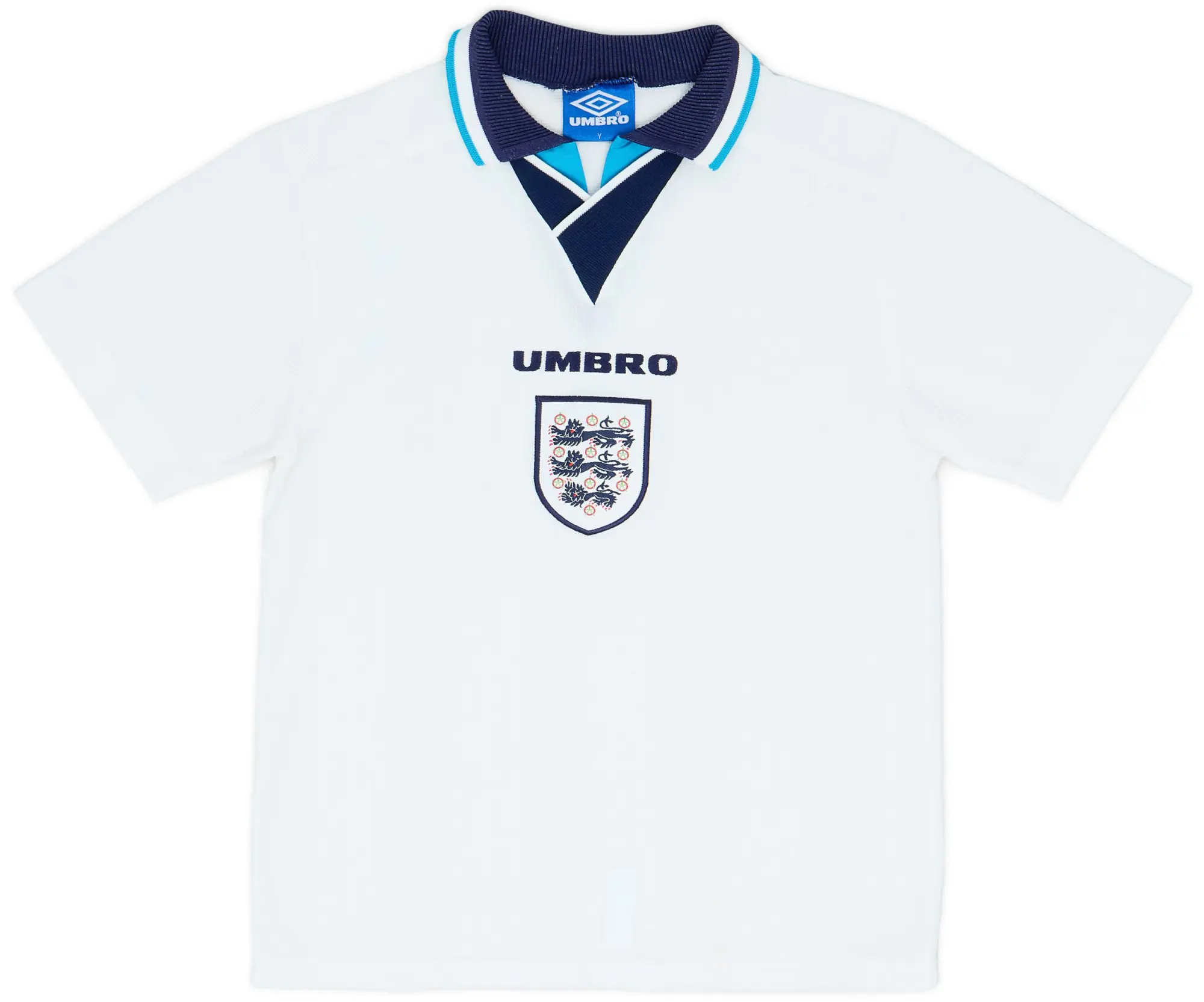Umbro 1995-97 England Home Shirt - 7/10 - (Y)