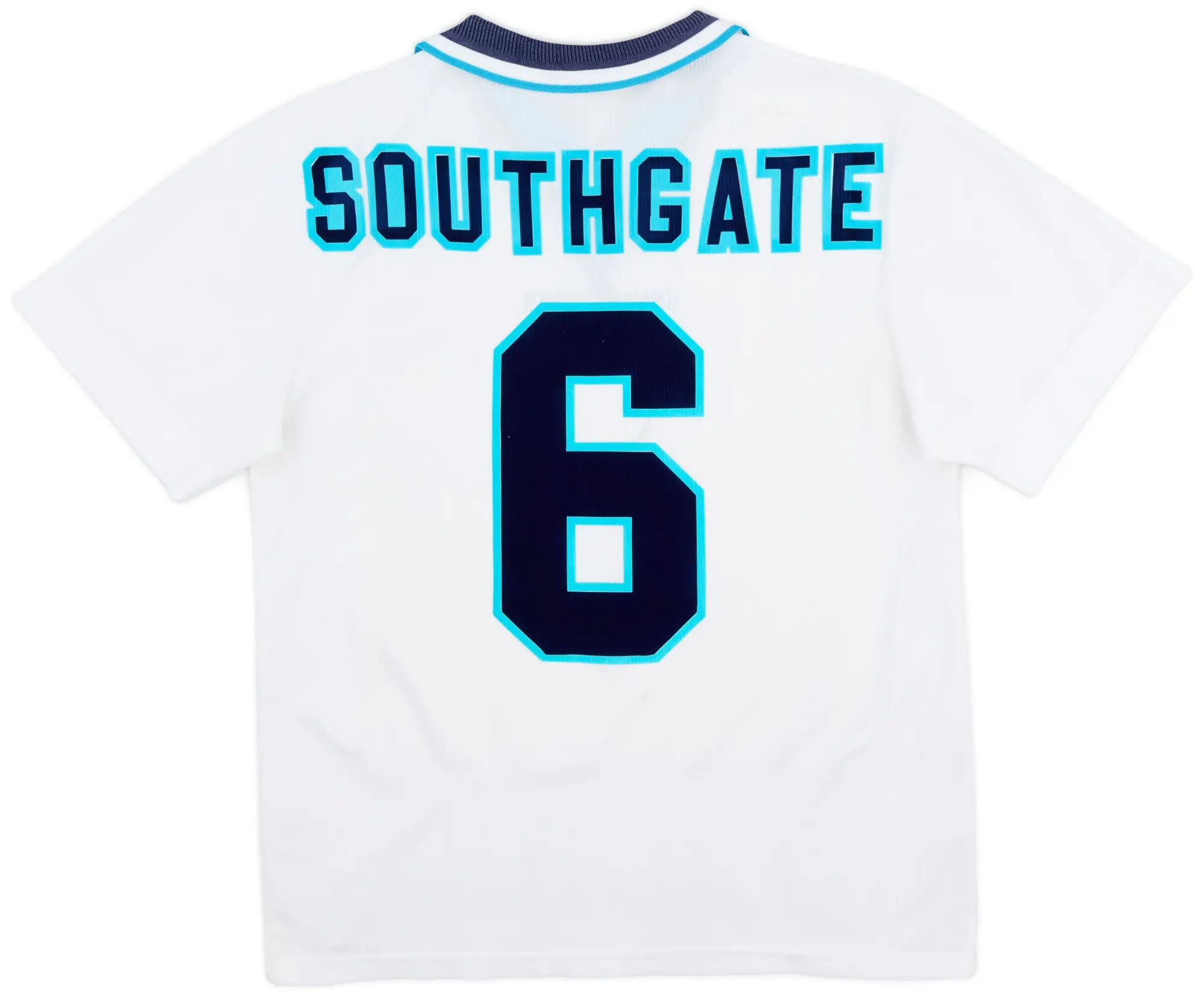 Umbro 1995-97 England Home Shirt Southgate #6 - 9/10 - (M)