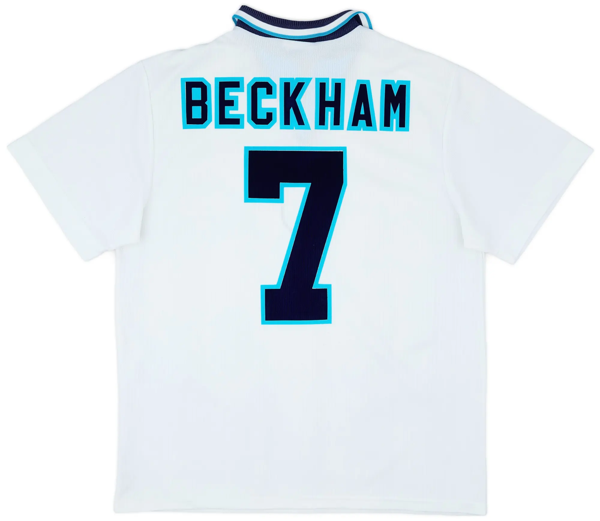 Umbro 1995-97 England Home Shirt Beckham #7 - 8/10 - (L)