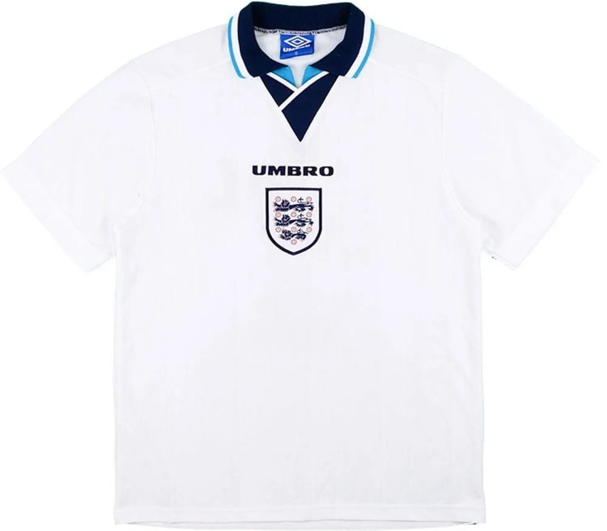 Umbro 1995-97 England Home Shirt - 8/10 - (Y)