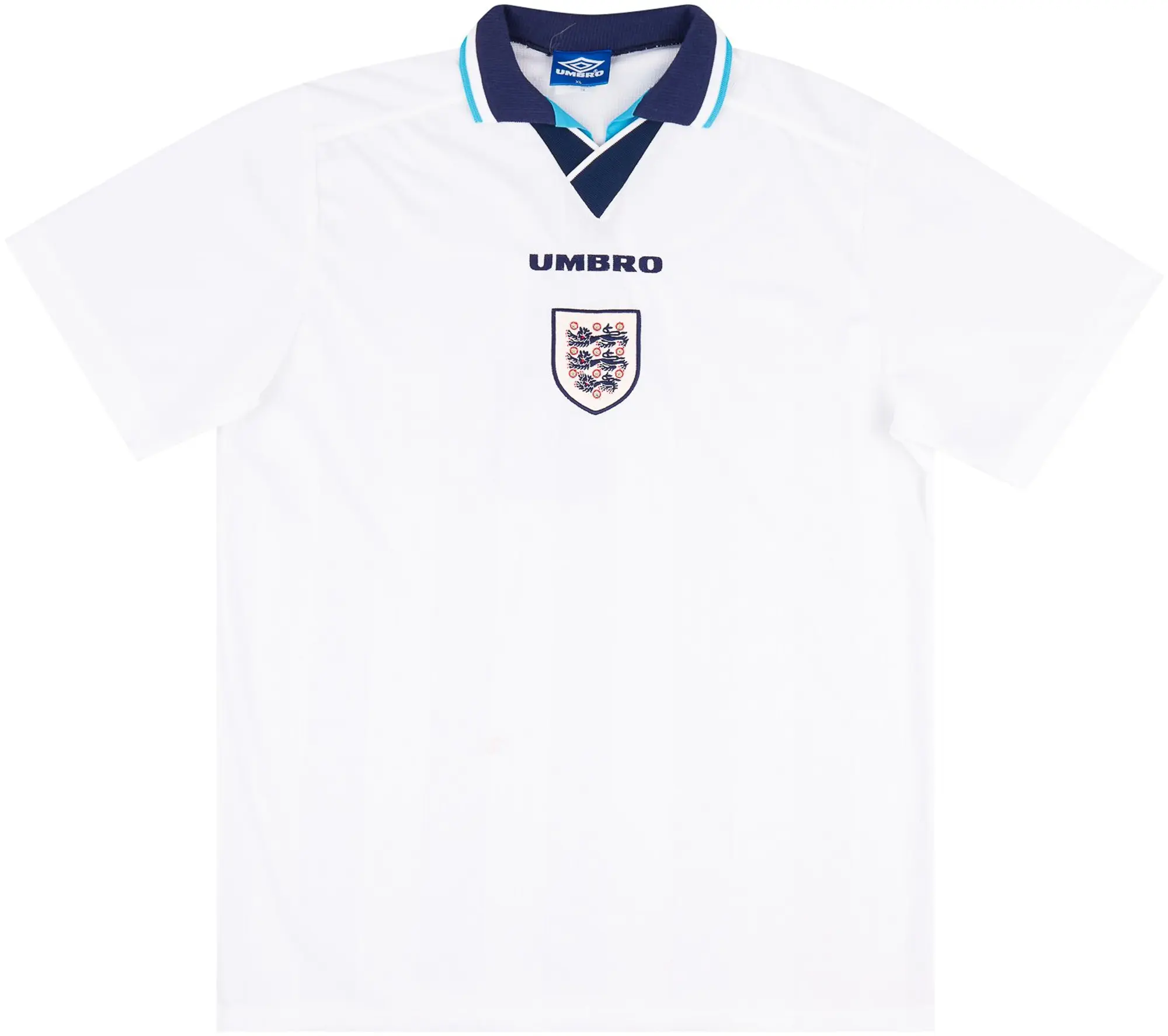 Umbro 1995-97 England Match Issue Home Shirt #4