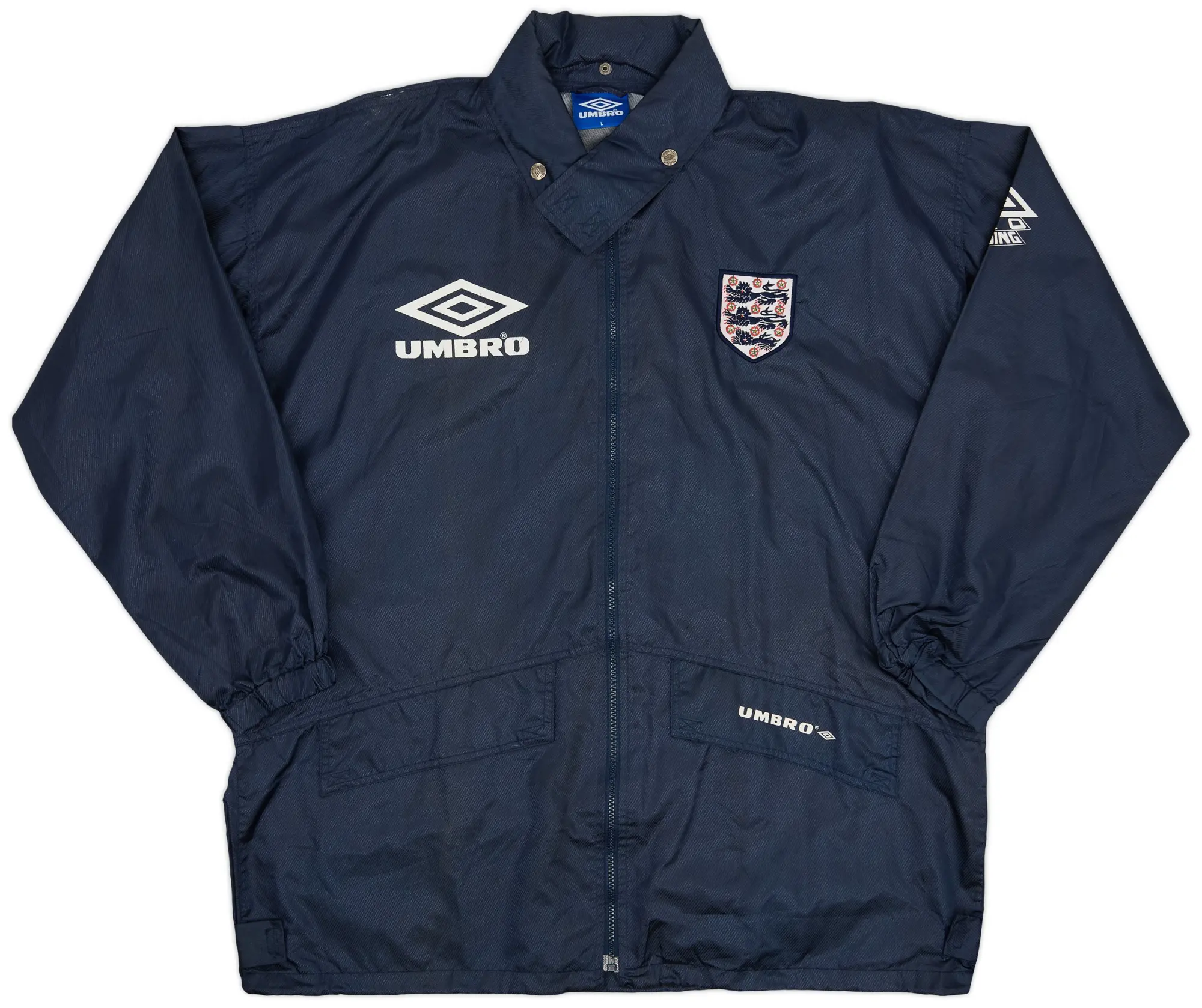 1996-98 England Umbro Track Jacket - 7/10 - (L)