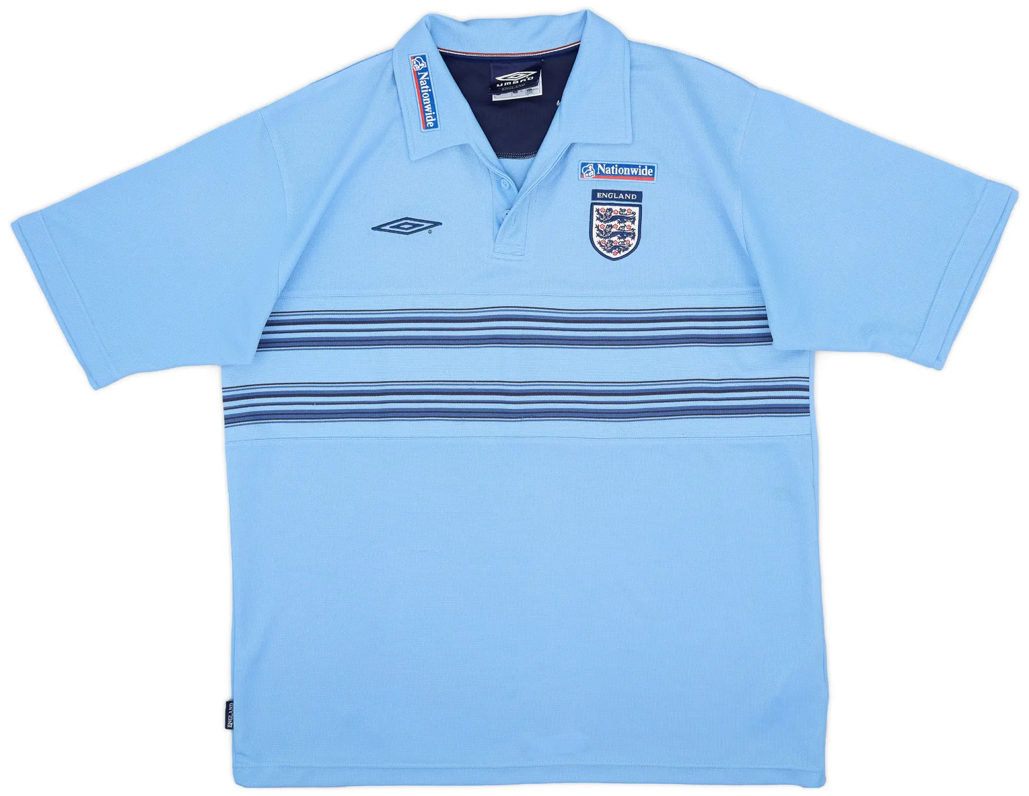 2000-01 England Umbro Polo Shirt - 6/10 - (XL)