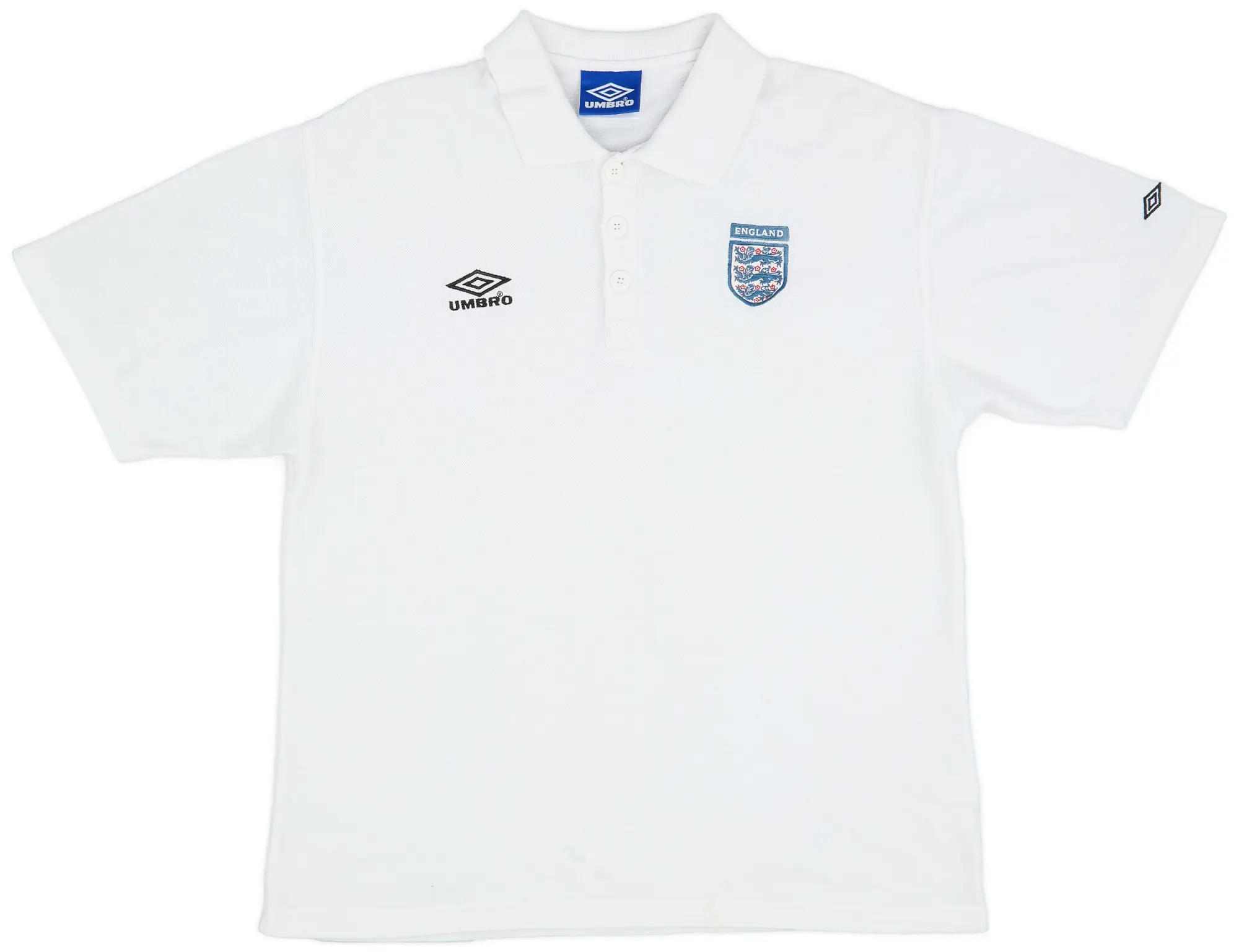 2002-03 England Umbro Polo Shirt - 8/10 - (L)