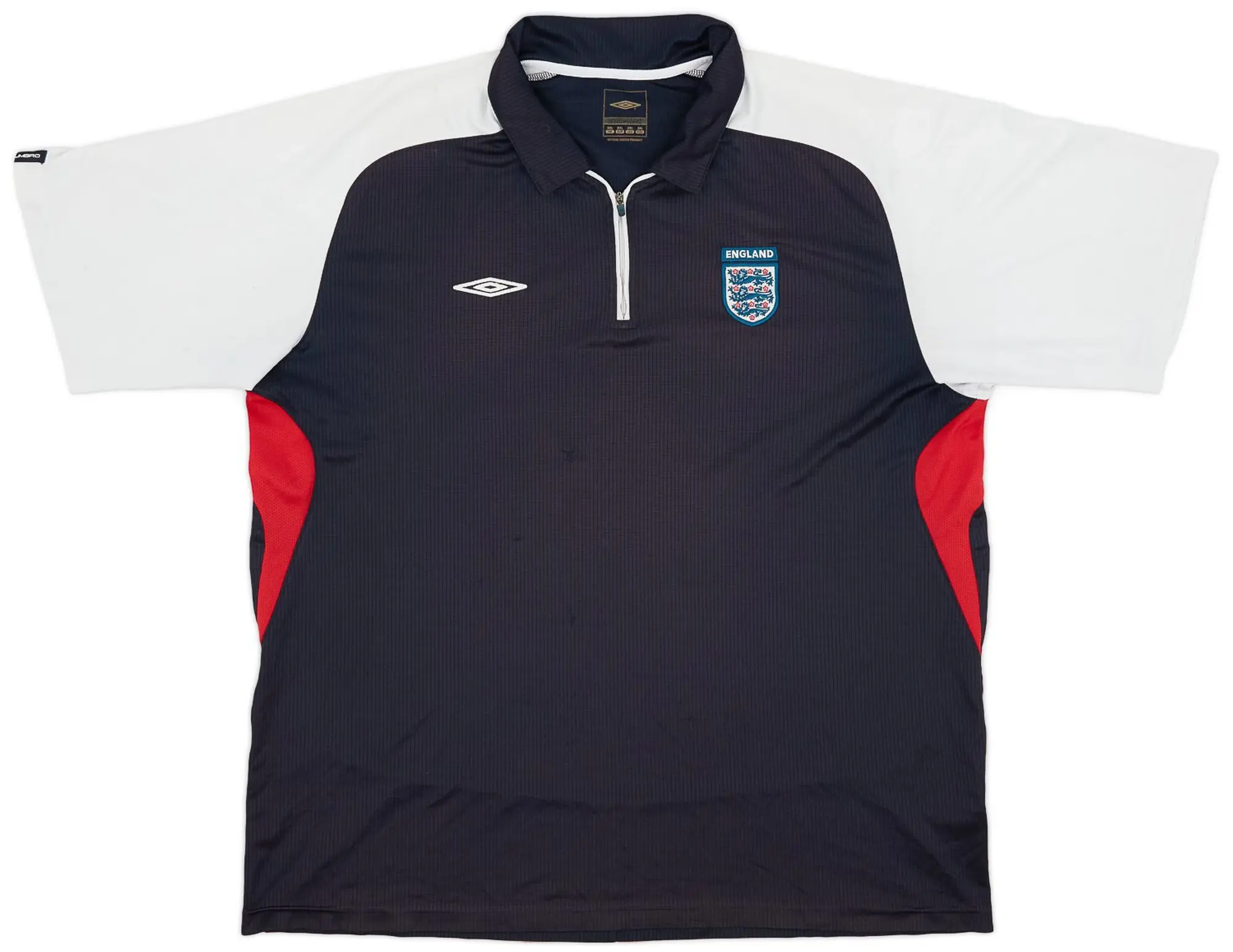 2004-05 England Umbro 1/4 Zip Training Shirt - 6/10 - (XXL)