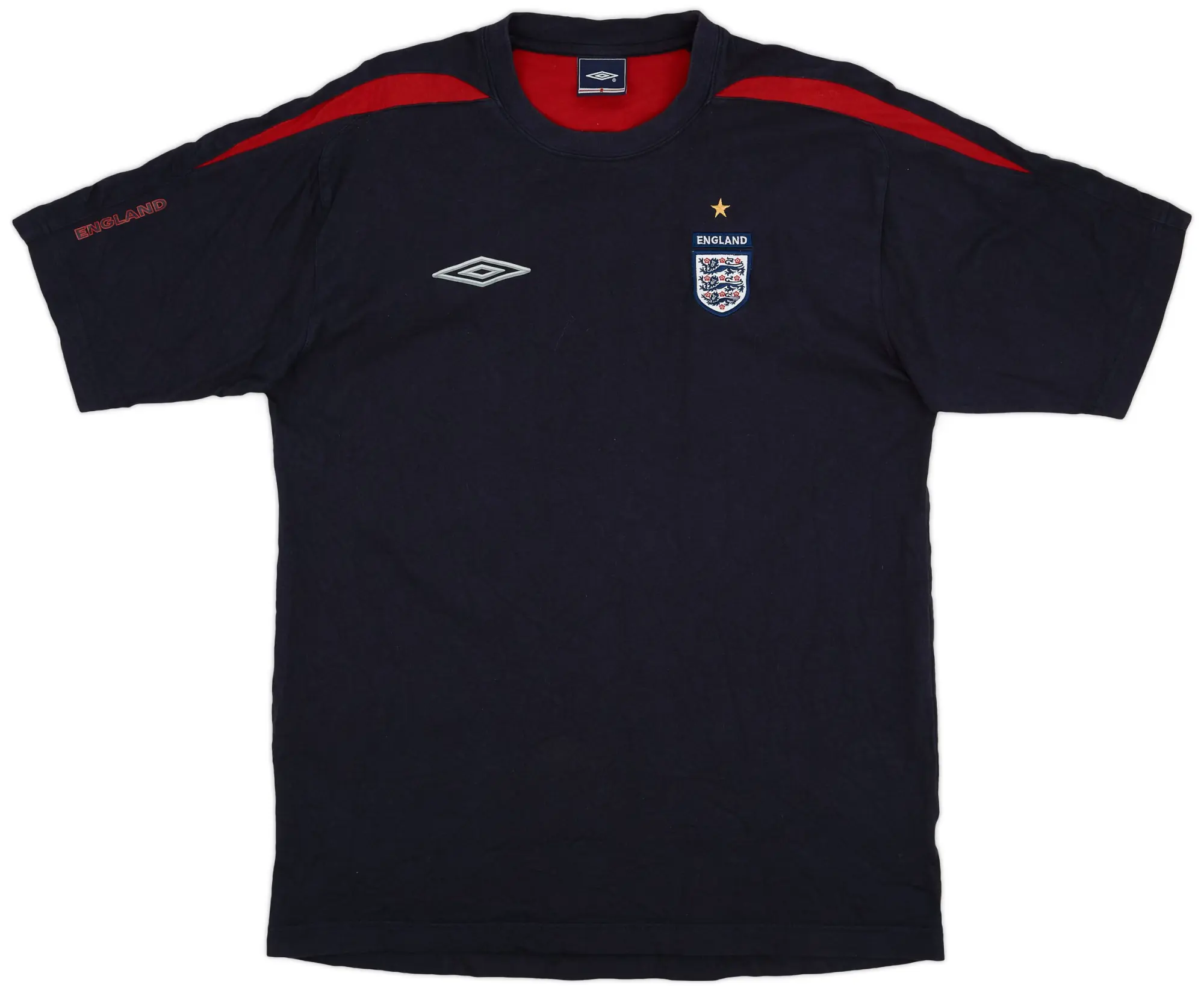 2005-07 England Umbro Training Shirt - 8/10 - (L)