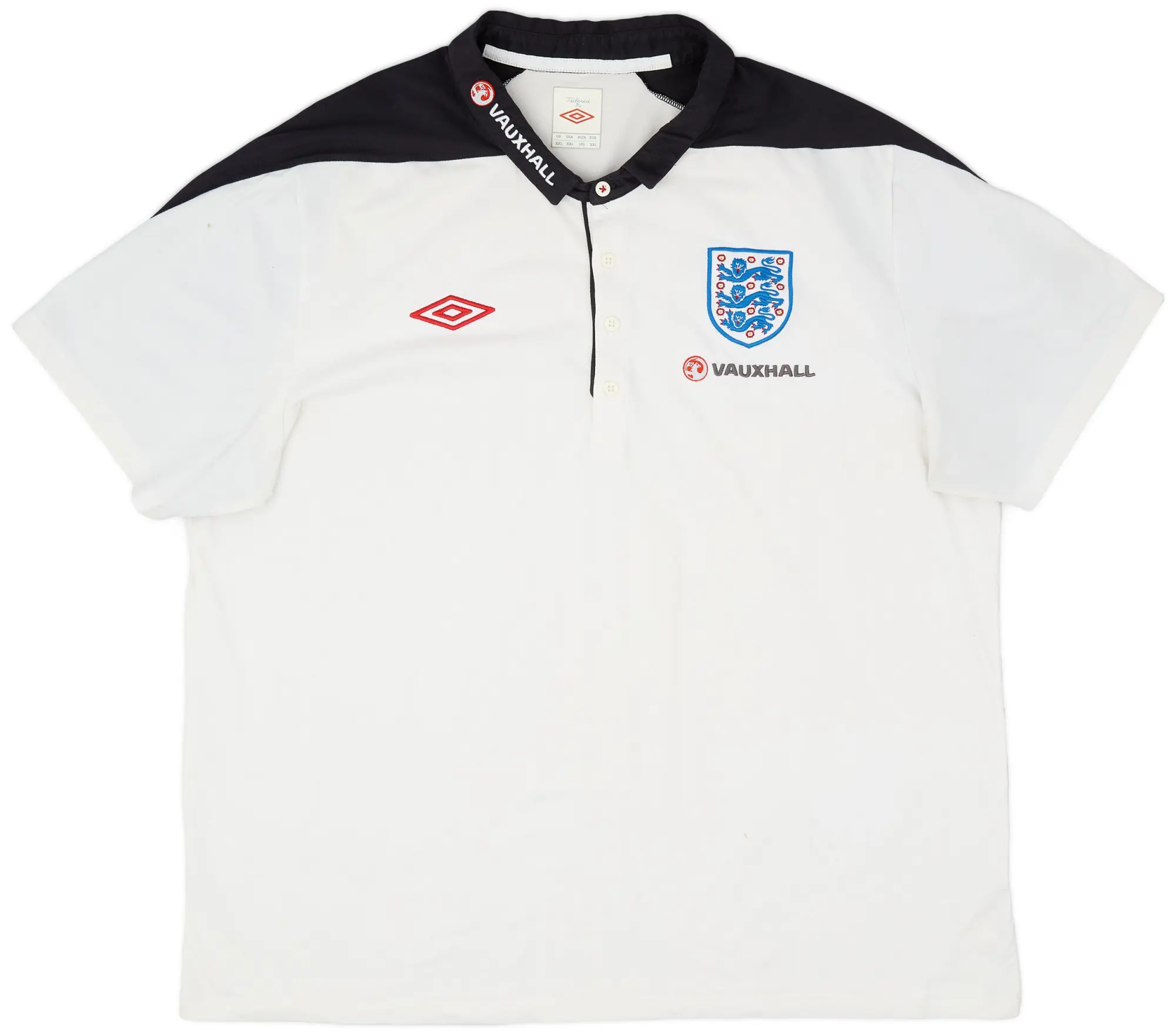 2012 England Umbro Polo Shirt - 9/10 - (XXL)