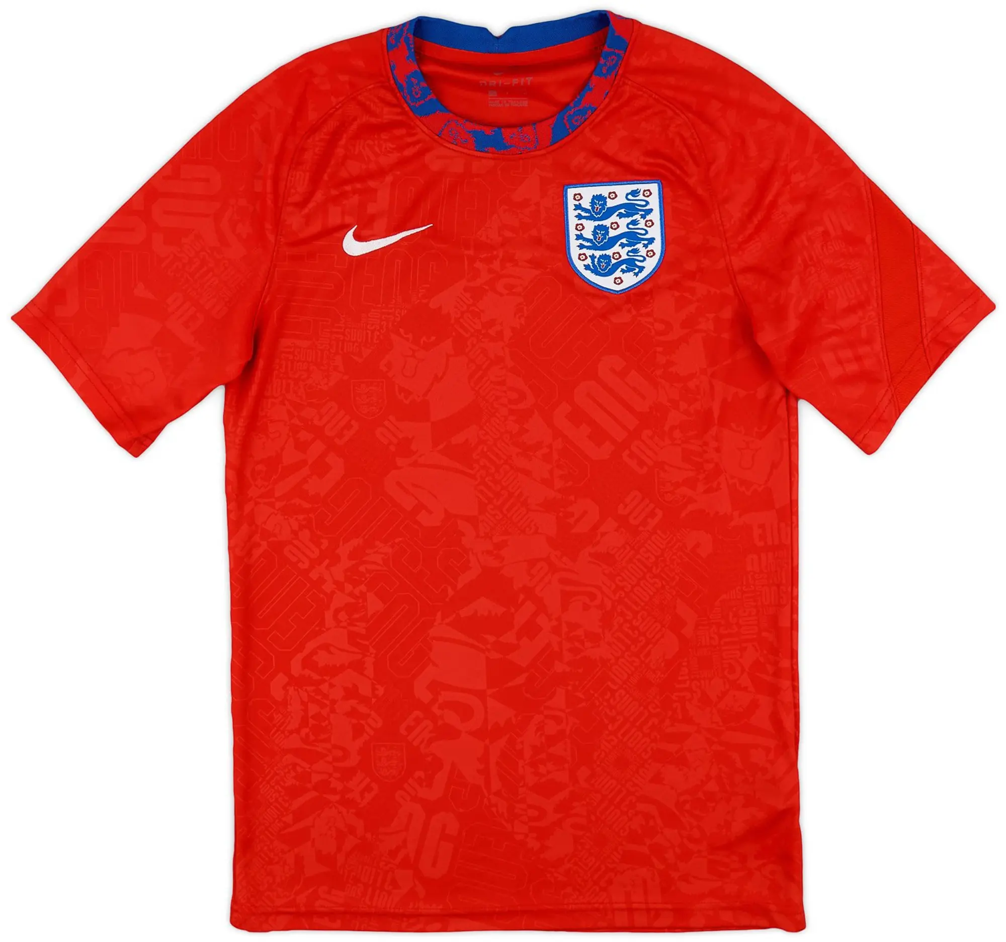 2020-2021 England Nike Training Shirt - 9/10 - (S)