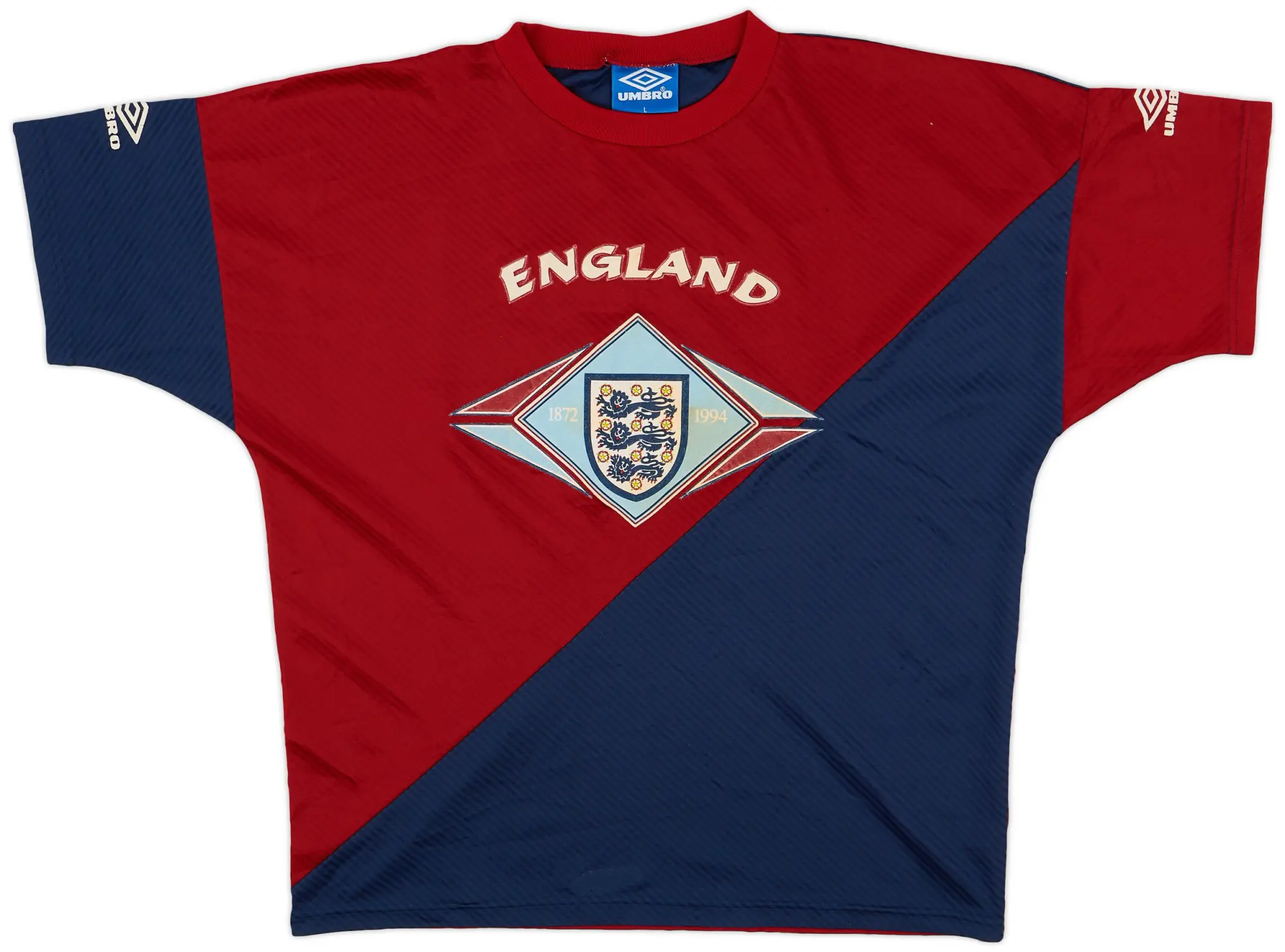1994 England Umbro Training Shirt - 6/10 - (L)