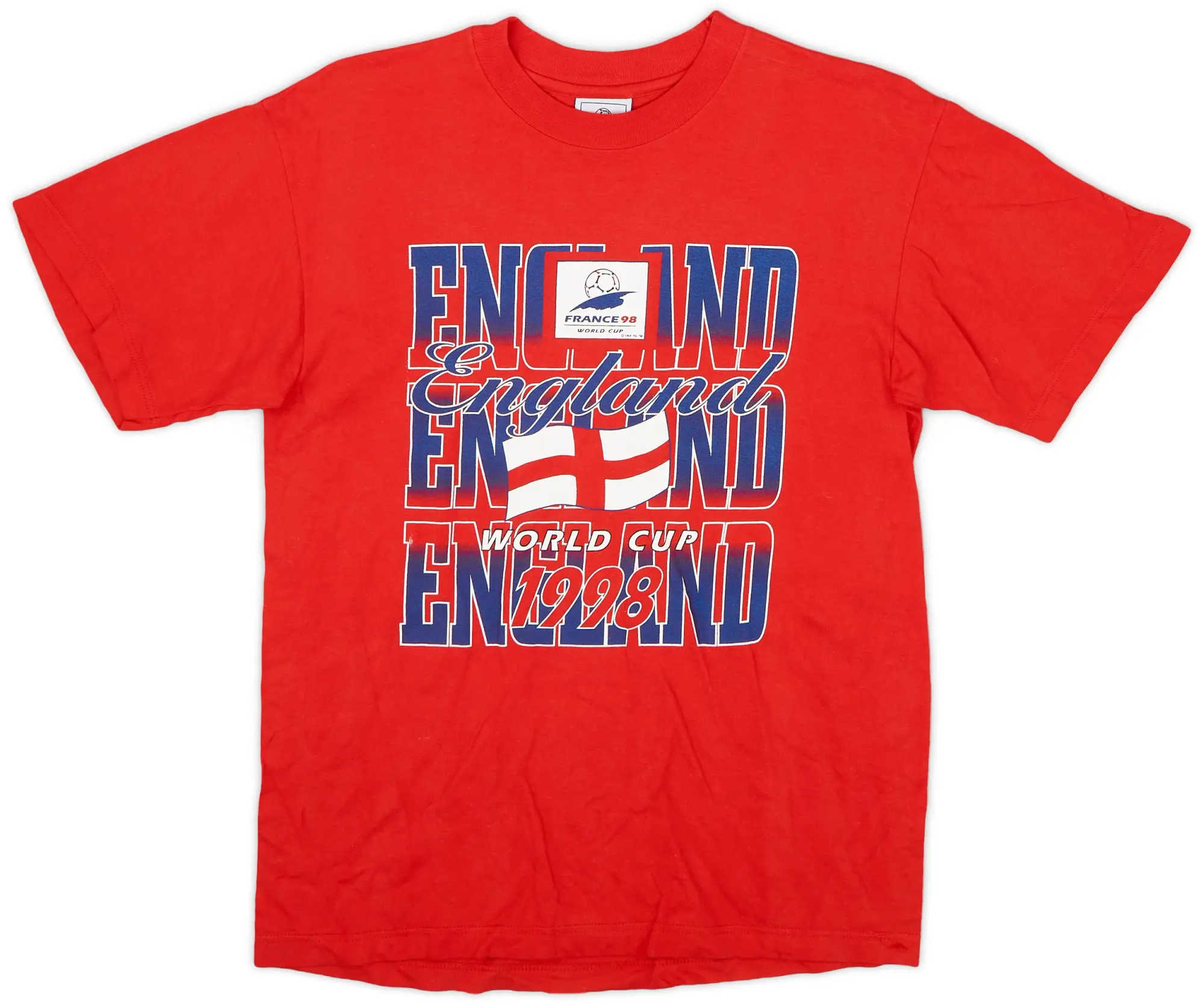 T-Shirts 1998 England 'World Cup' Leisure Shirt - 8/10 - (M)