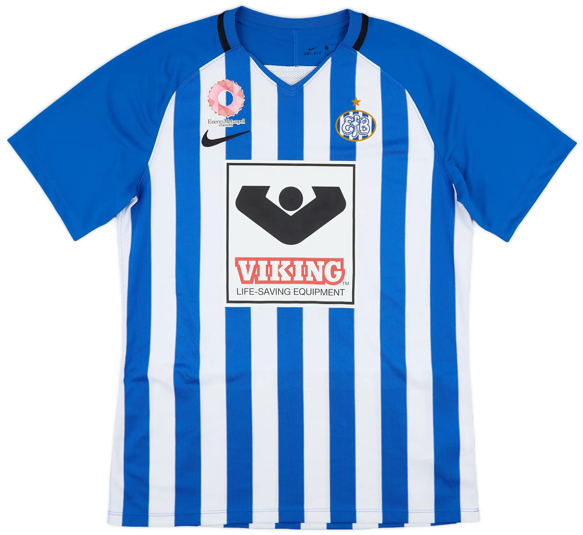 Nike 2019-20 Esbjerg Home Shirt - 9/10 - (L)