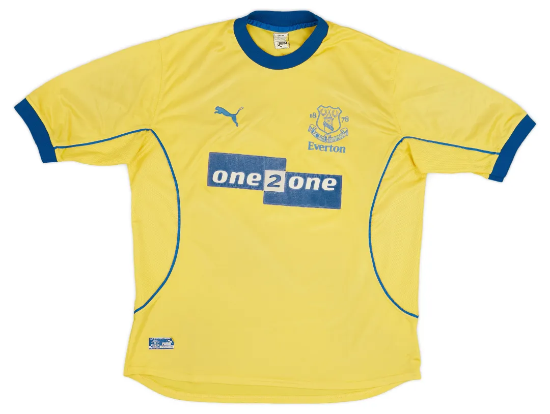 ウェア PUMA Everton Away SS Jersey M Puma Everton Mens SS Away Shirt 2000/01 | EVEA00F1911 | FOOTY.COM