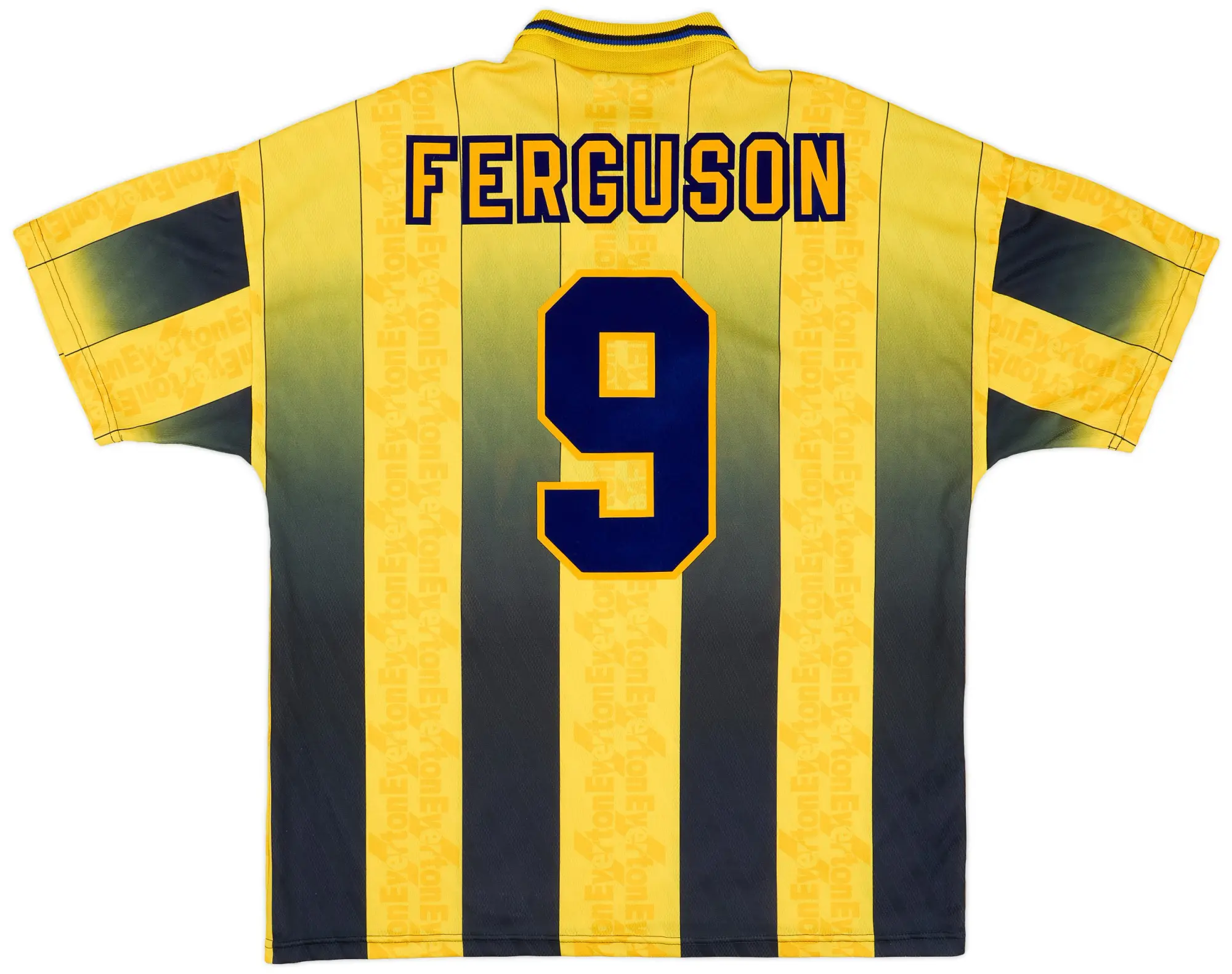Umbro 1996-98 Everton Away Shirt Ferguson #9 - 9/10 - (XL)