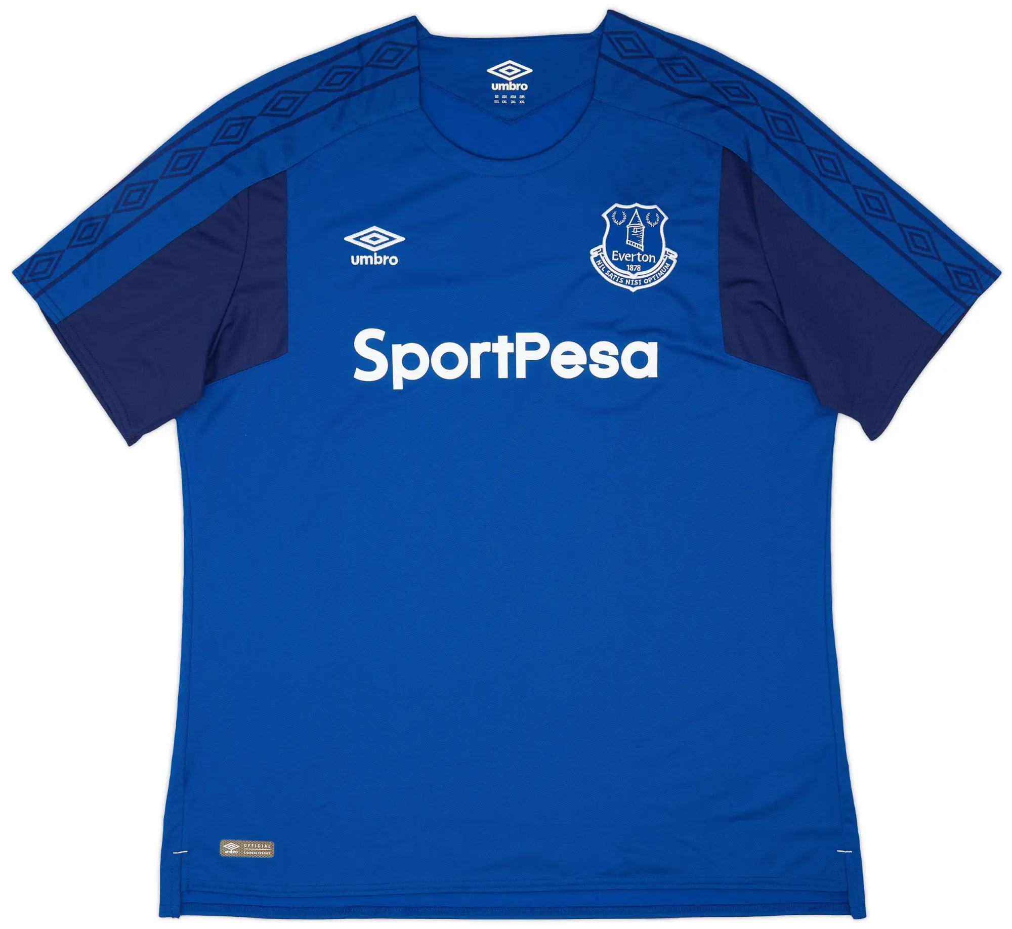 Umbro 2017-18 Everton Home Shirt - 9/10 - (XXL)