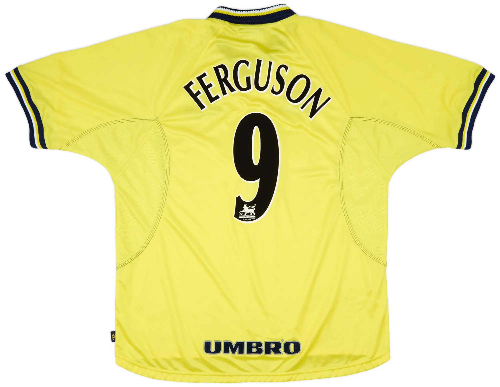 Umbro 1998-99 Everton Third Shirt Ferguson #9 - 9/10 - (XXL)