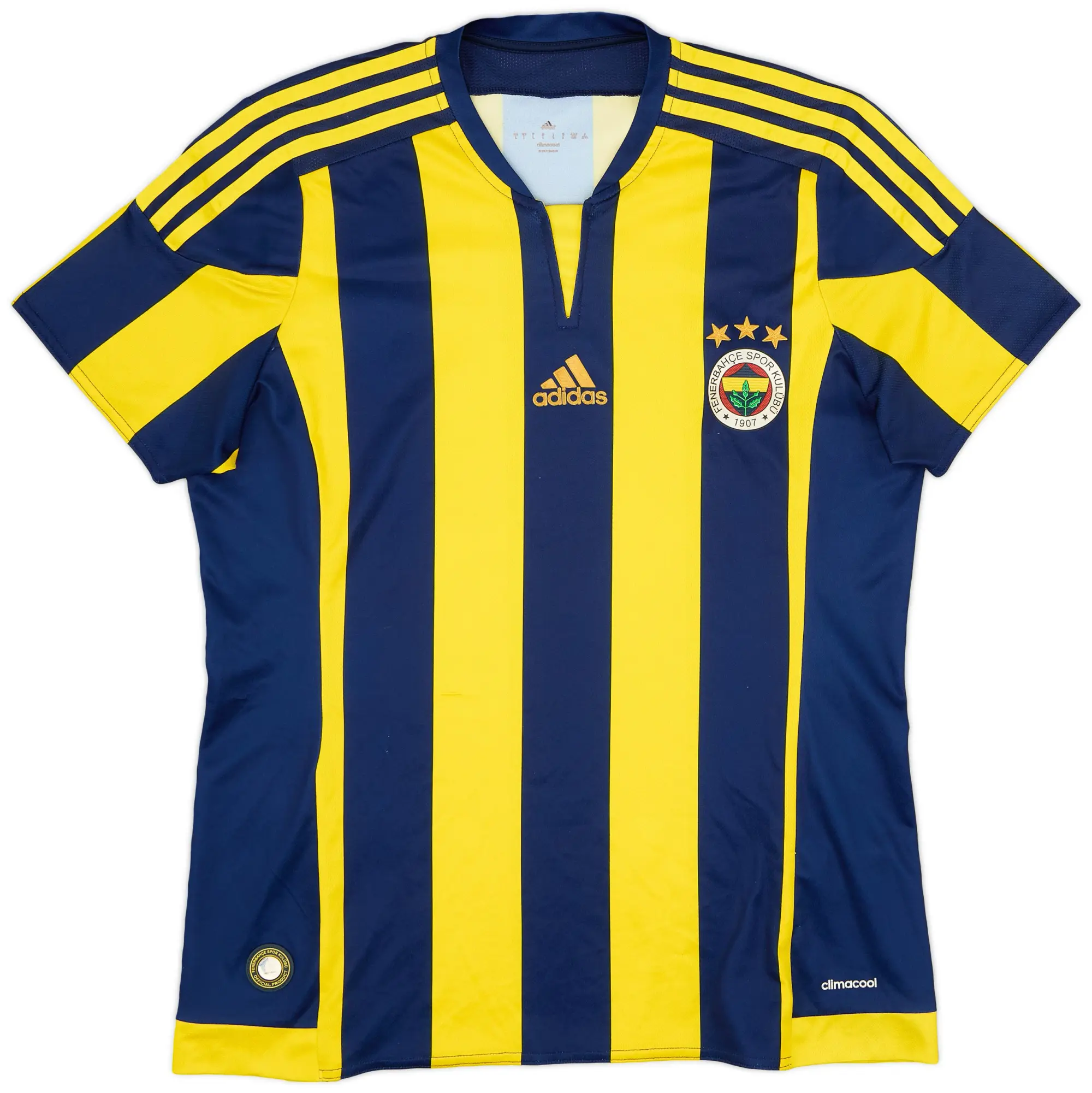 adidas 2015-16 Fenerbahce Home Shirt - 6/10 - (L)