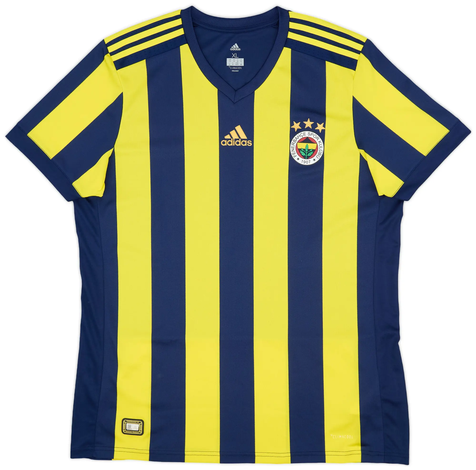 adidas 2017-18 Fenerbahce Home Shirt - 7/10 - (XL)