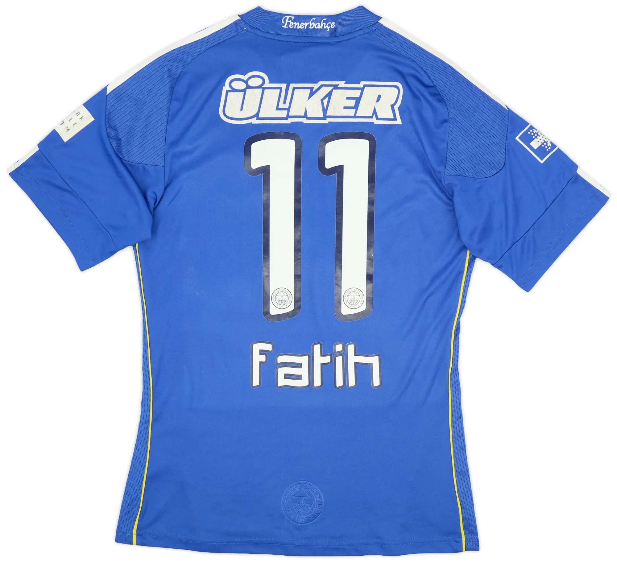 adidas 2010-11 Fenerbahce Third Shirt Fatih #11 - 5/10 - (M)