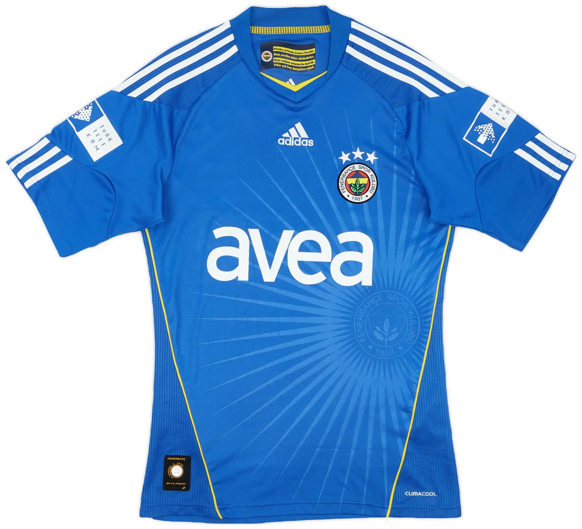 adidas 2010-11 Fenerbahce Third Shirt - 7/10 - (S)