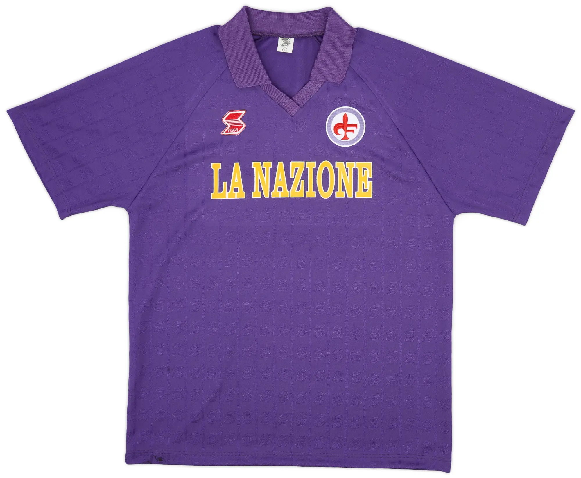 Ennerre 1989-90 Fiorentina Home Shirt - 8/10 - (L)