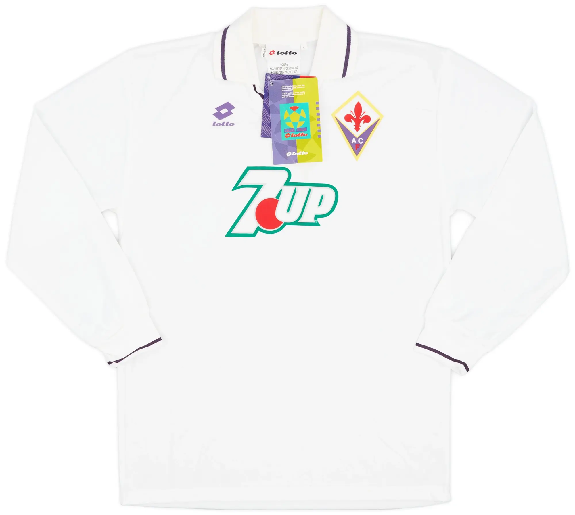 Lotto 1992-93 Fiorentina Third L/S Shirt (L)